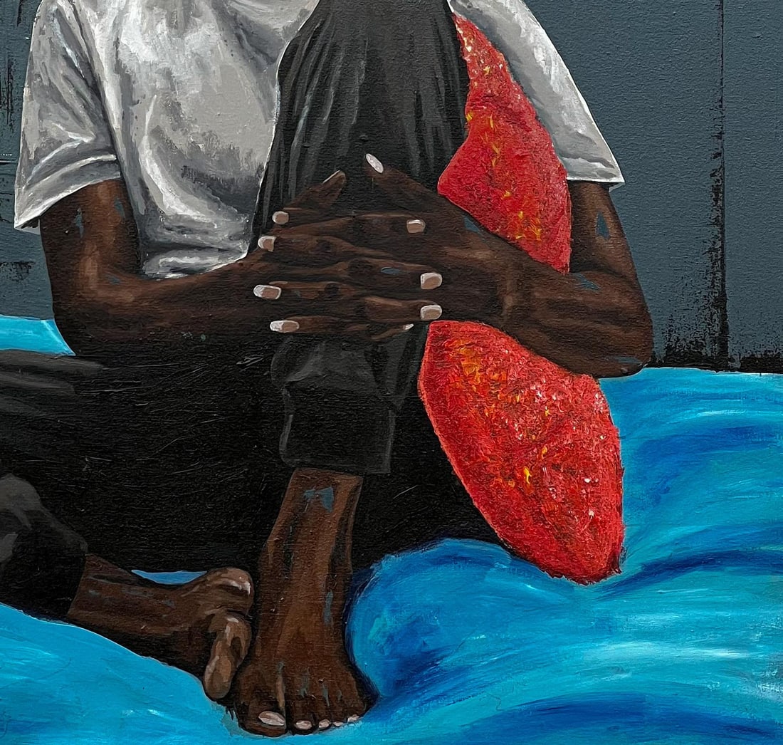 Eyitayo Alagbe , Mindscapes - 21st Century, Contemporary, Figurative Portrait, Men, Home, Africa, - 14