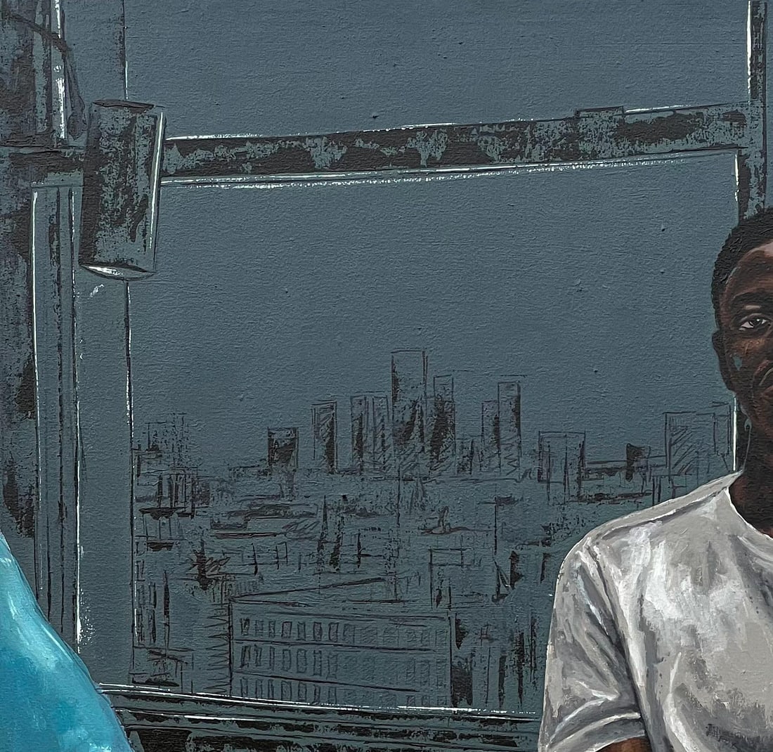 Eyitayo Alagbe , Mindscapes - 21st Century, Contemporary, Figurative Portrait, Men, Home, Africa, - 5