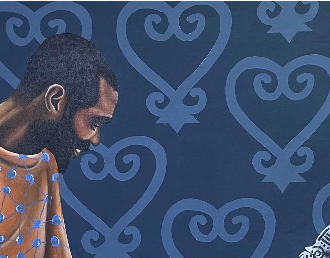 Gideon Kotey, Sankofa -21st Century, Contemporary, Figurative Portrait, African, Games, Growth, 2024 - 5