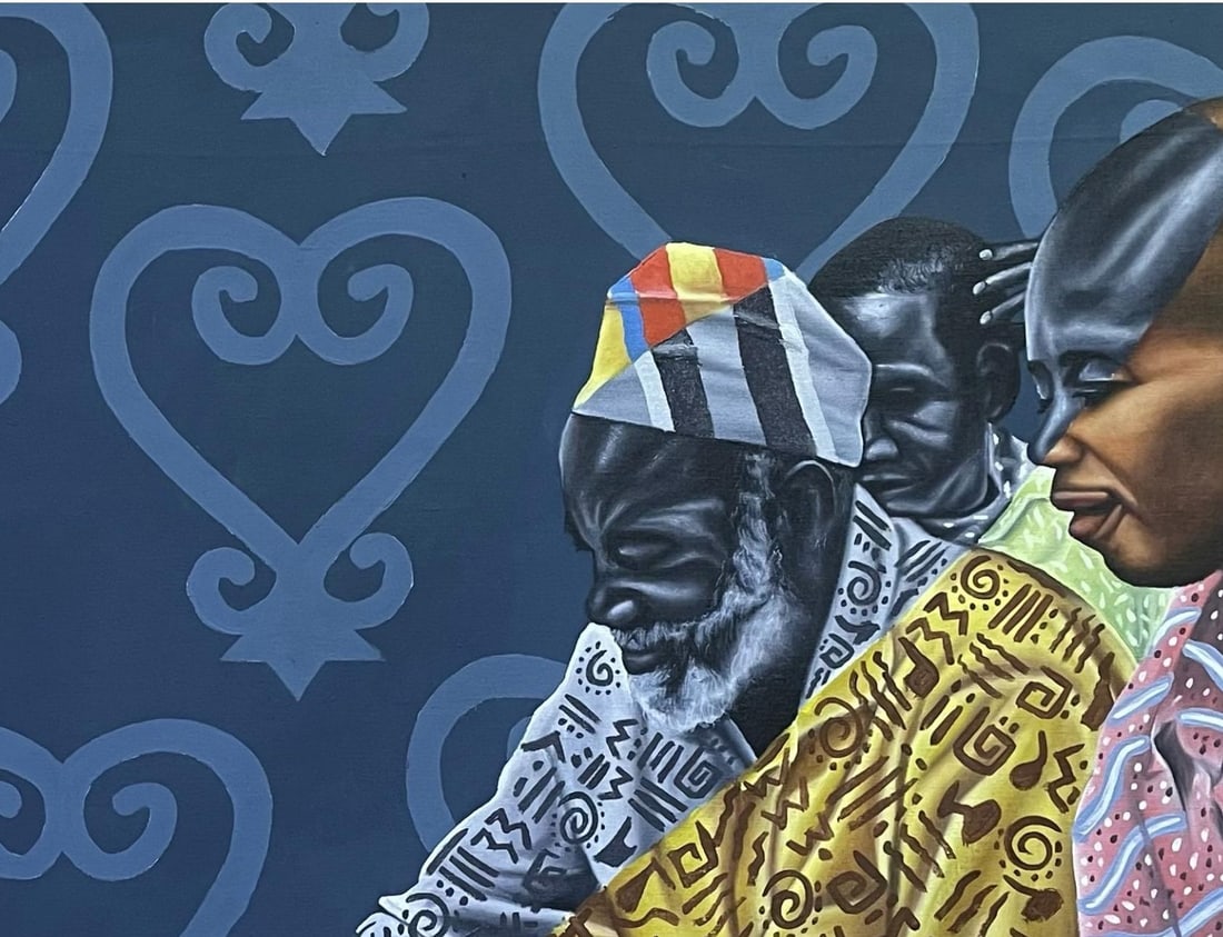 Gideon Kotey, Sankofa -21st Century, Contemporary, Figurative Portrait, African, Games, Growth, 2024 - 6