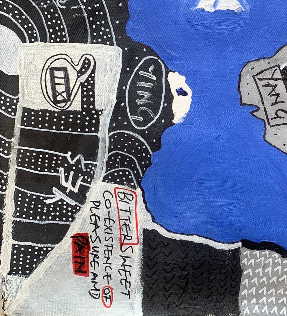 Olumide Ajayi, Algedonic - 21st Century, Contemporary, Abstract, Pop Culture, Emotions, Colors, 2024 - 13