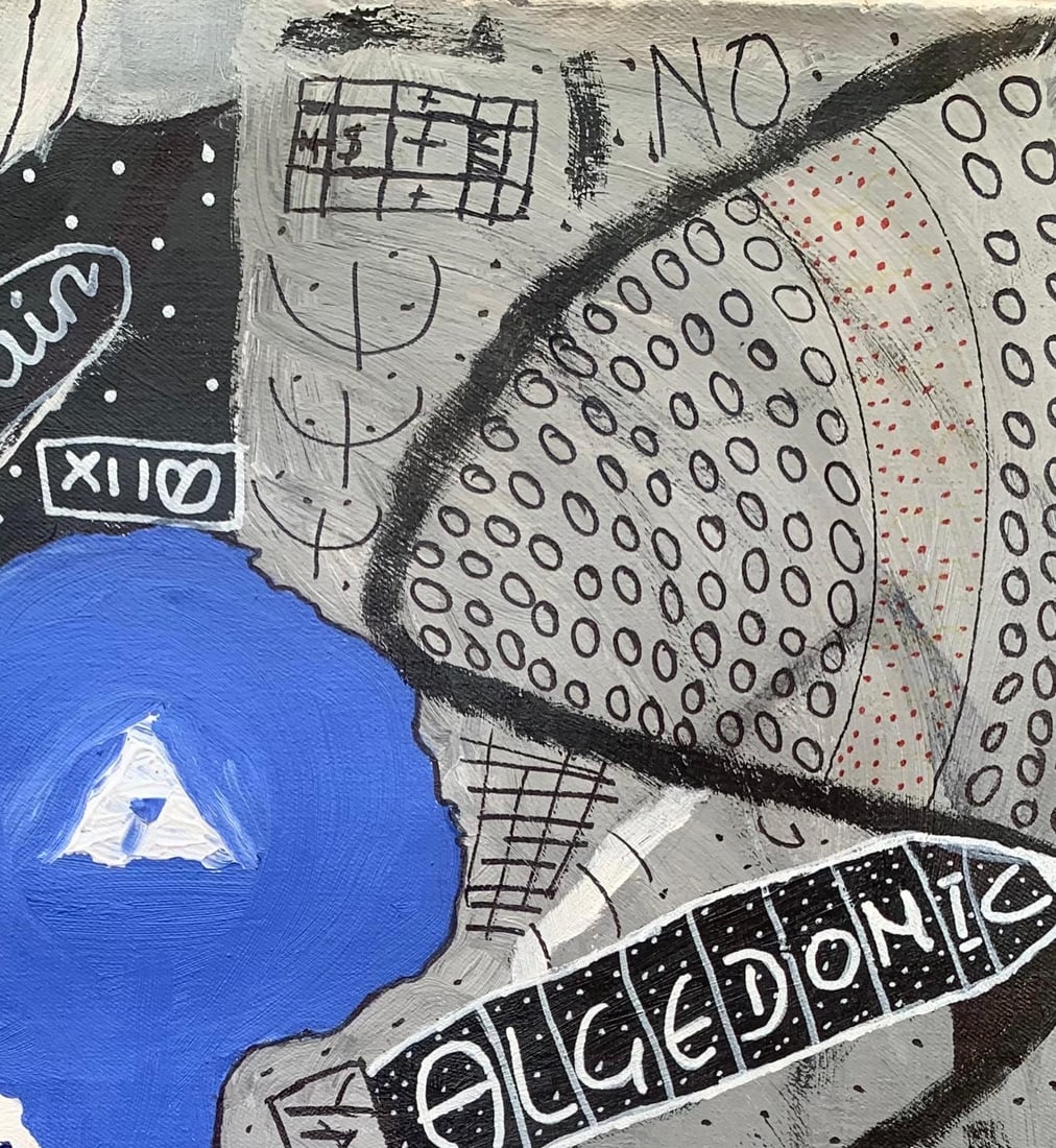 Olumide Ajayi, Algedonic - 21st Century, Contemporary, Abstract, Pop Culture, Emotions, Colors, 2024 - 6