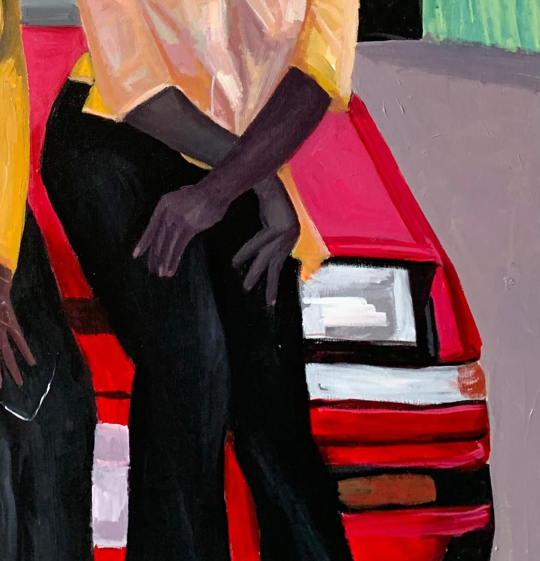 Aba Linus, 100 Miles Away - 21st Century. Contemporary, Figurative, Modern, Women, Love Car, 2024 - 3