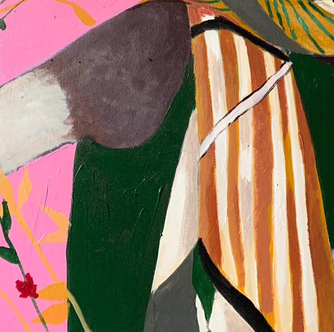 Aba Linus, Blossom - 21st Century. Contemporary, Figurative Portrait, Modern Women, Africa, 2024 - 7