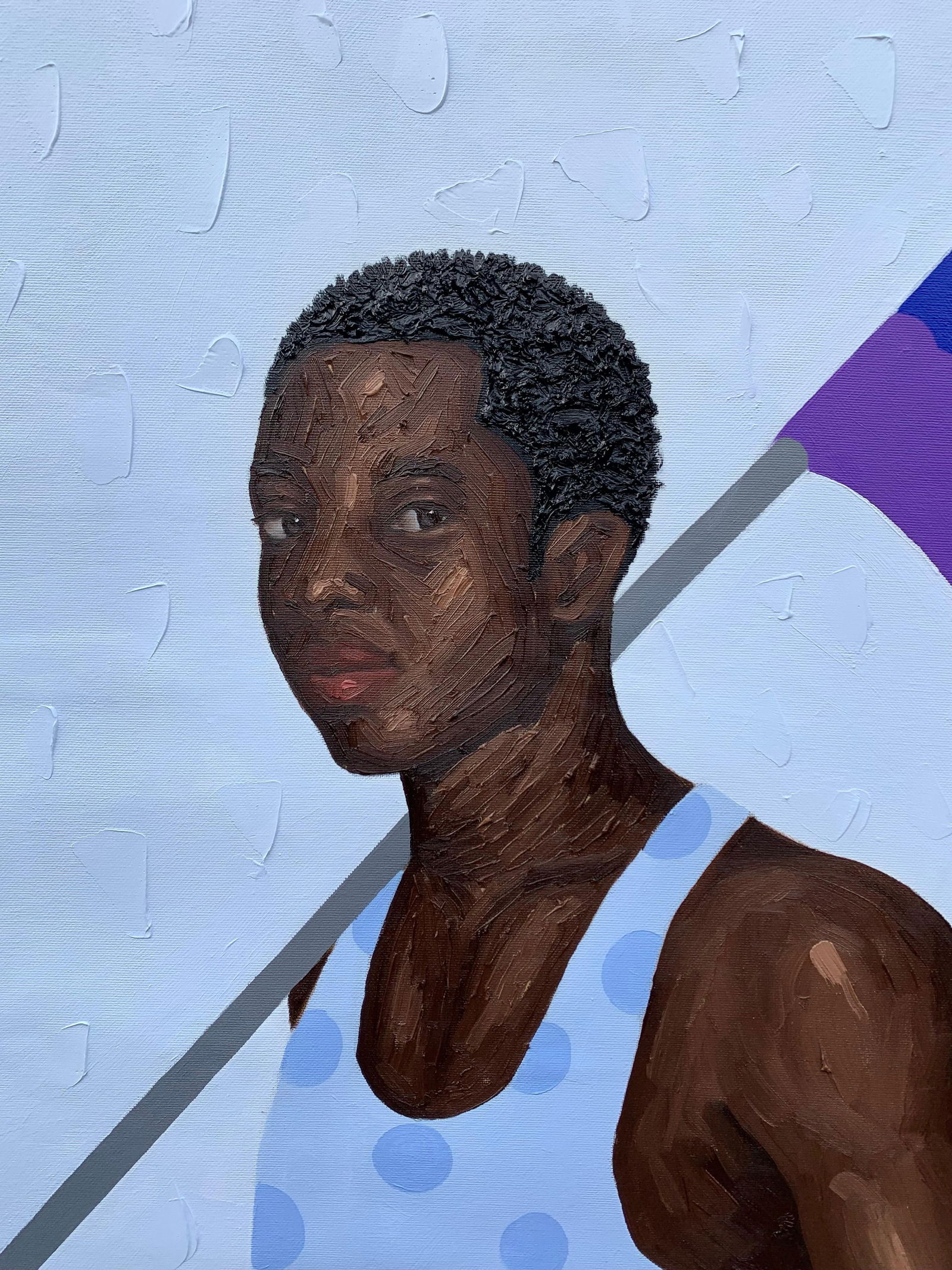 Elijah Olanase, Count Your Rainbows, Not Your Thunderstorms -21st Century, Contemporary Portrait, - 6