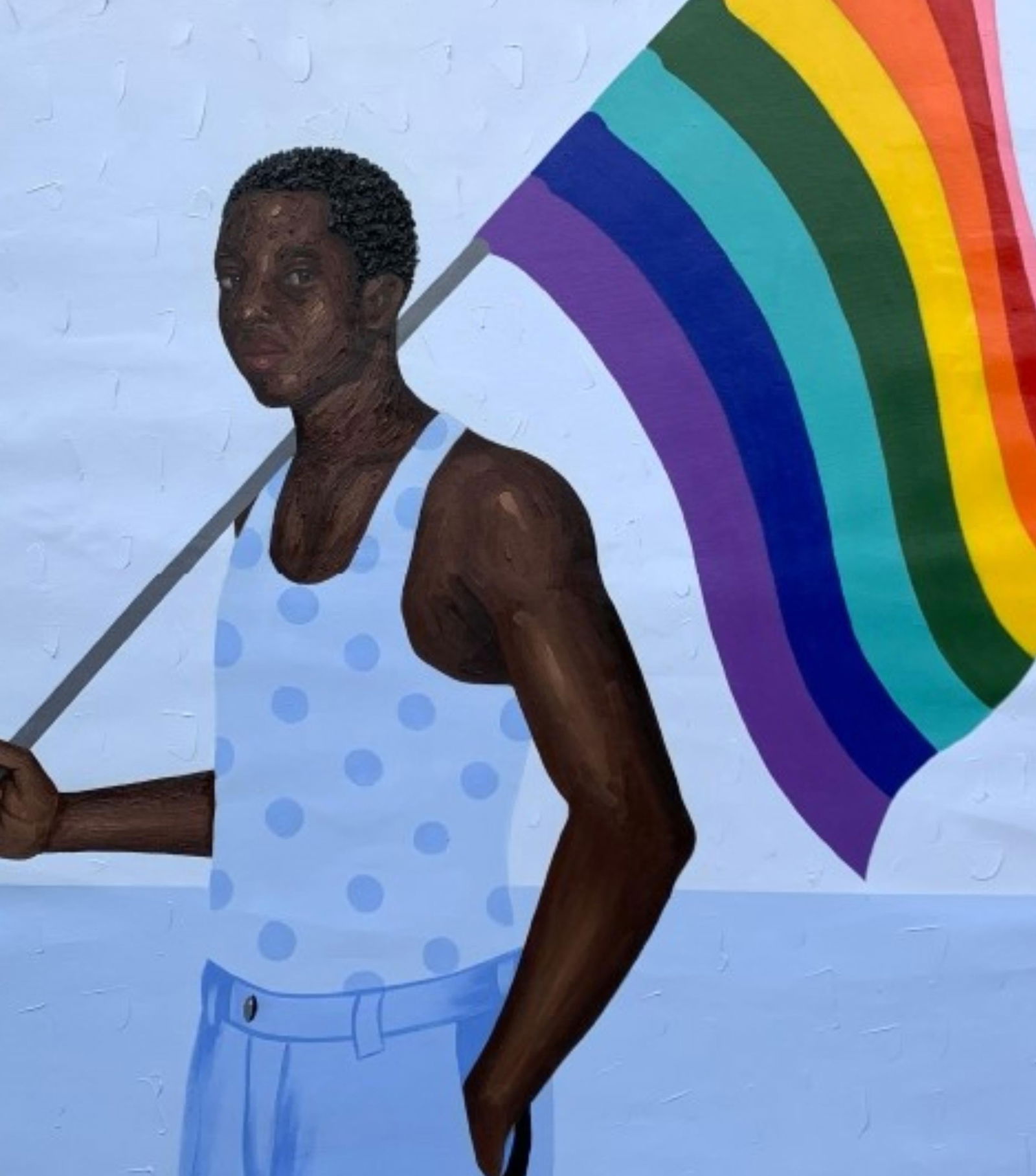 Elijah Olanase, Count Your Rainbows, Not Your Thunderstorms -21st Century, Contemporary Portrait, - 7