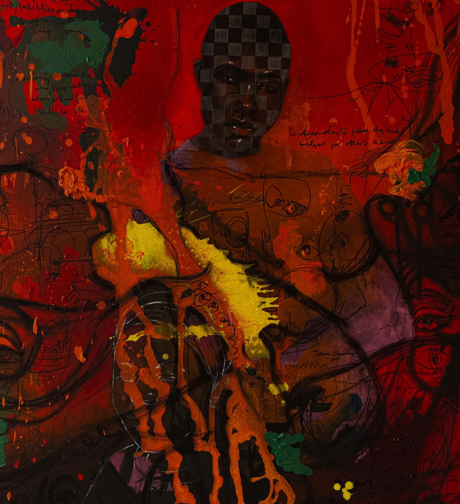 Oluwatosin Ogunniyi , 150 Years From Now 1 - 21st Century, Contemporary, Figurative Portrait, - 4