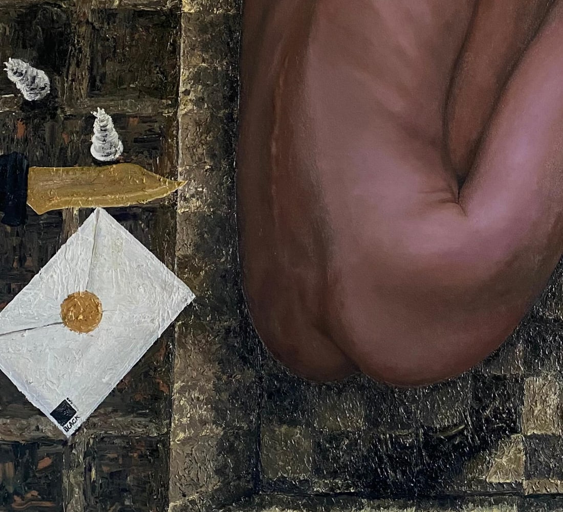 Abdulateef Salaudeen, Strand In Story (Where I Fit In) - 21st Century Contemporary, Figurative, Men, - 7