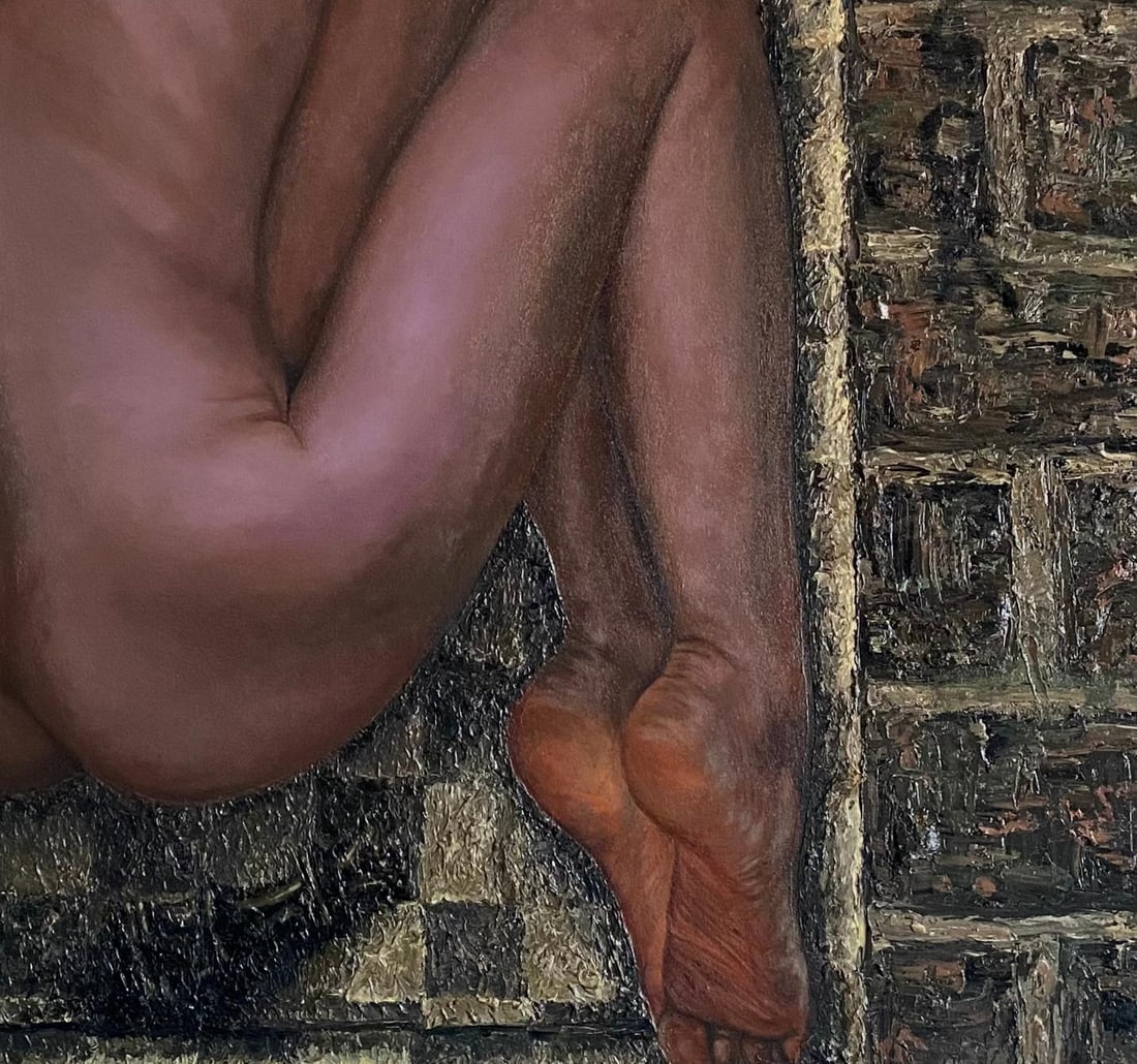 Abdulateef Salaudeen, Strand In Story (Where I Fit In) - 21st Century Contemporary, Figurative, Men, - 14