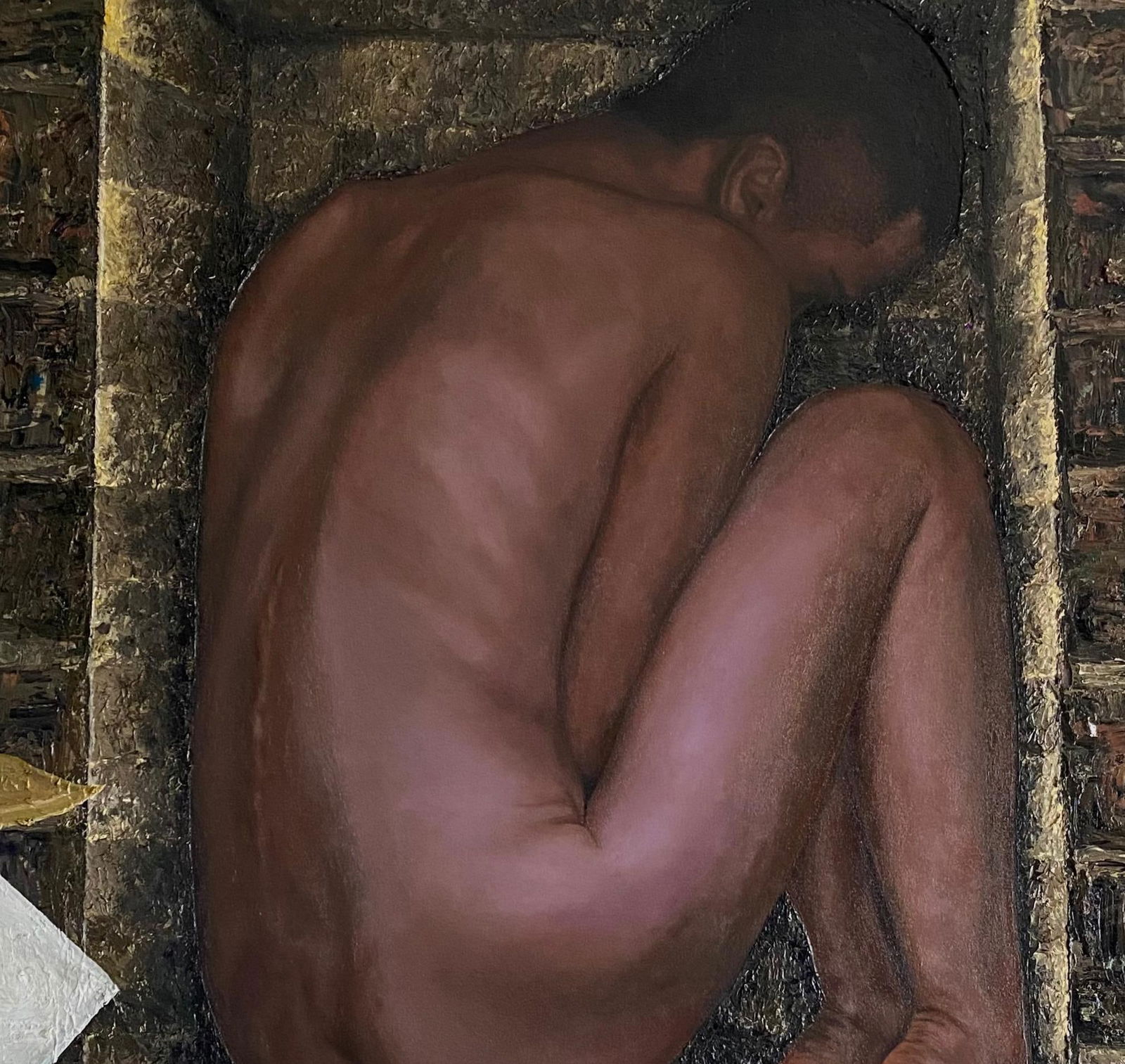 Abdulateef Salaudeen, Strand In Story (Where I Fit In) - 21st Century Contemporary, Figurative, Men, - 3