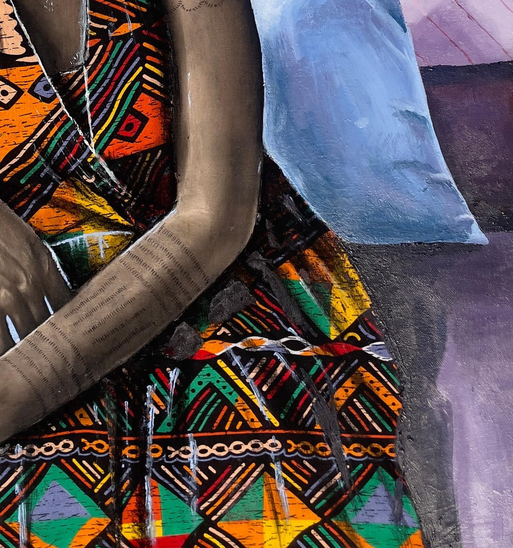 Ademola Clement Ajayi, Solace - 21st Century, Contemporary, Figurative Portrait, Africa, Women, 2025 - 8