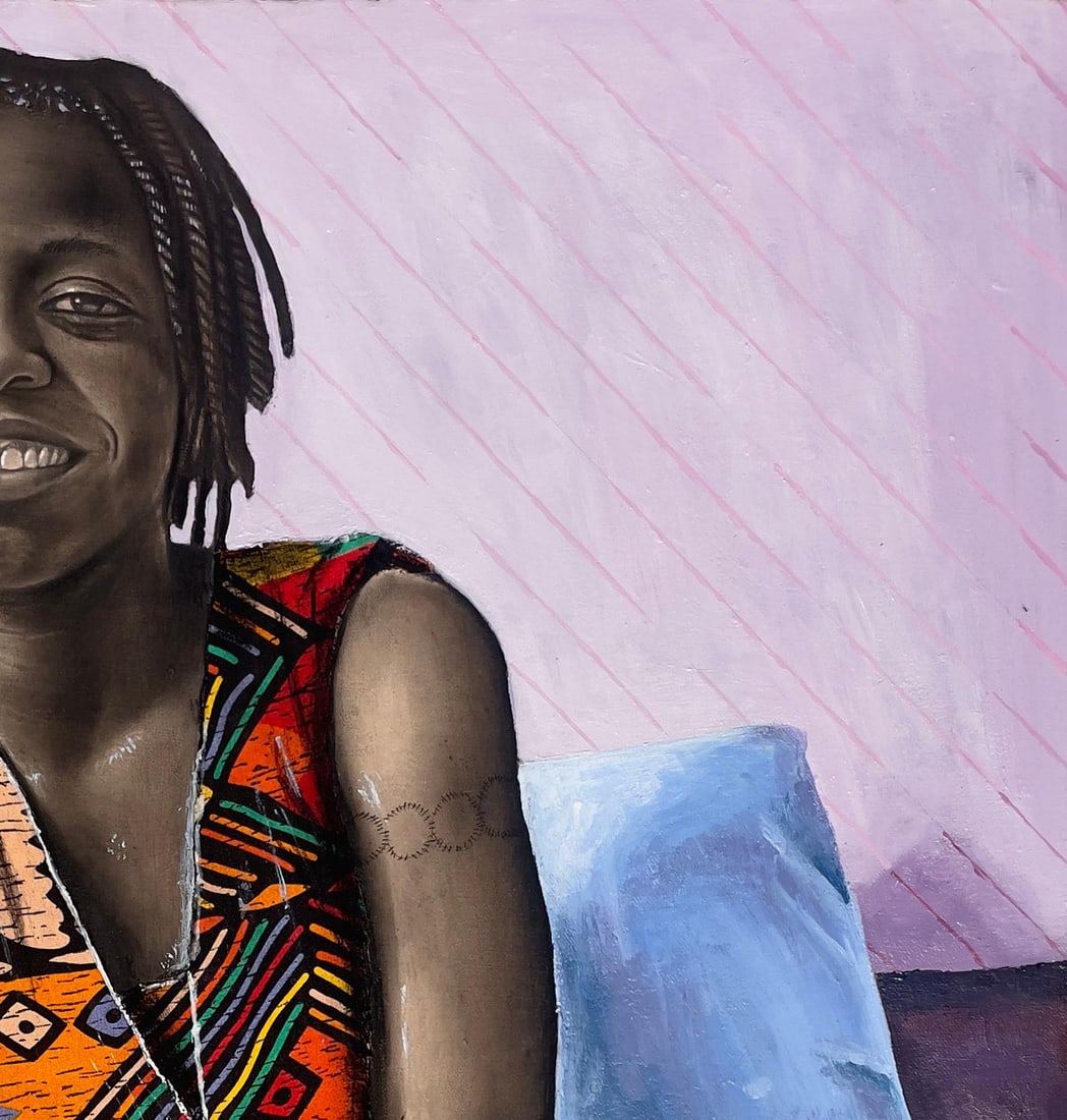 Ademola Clement Ajayi, Solace - 21st Century, Contemporary, Figurative Portrait, Africa, Women, 2025 - 12