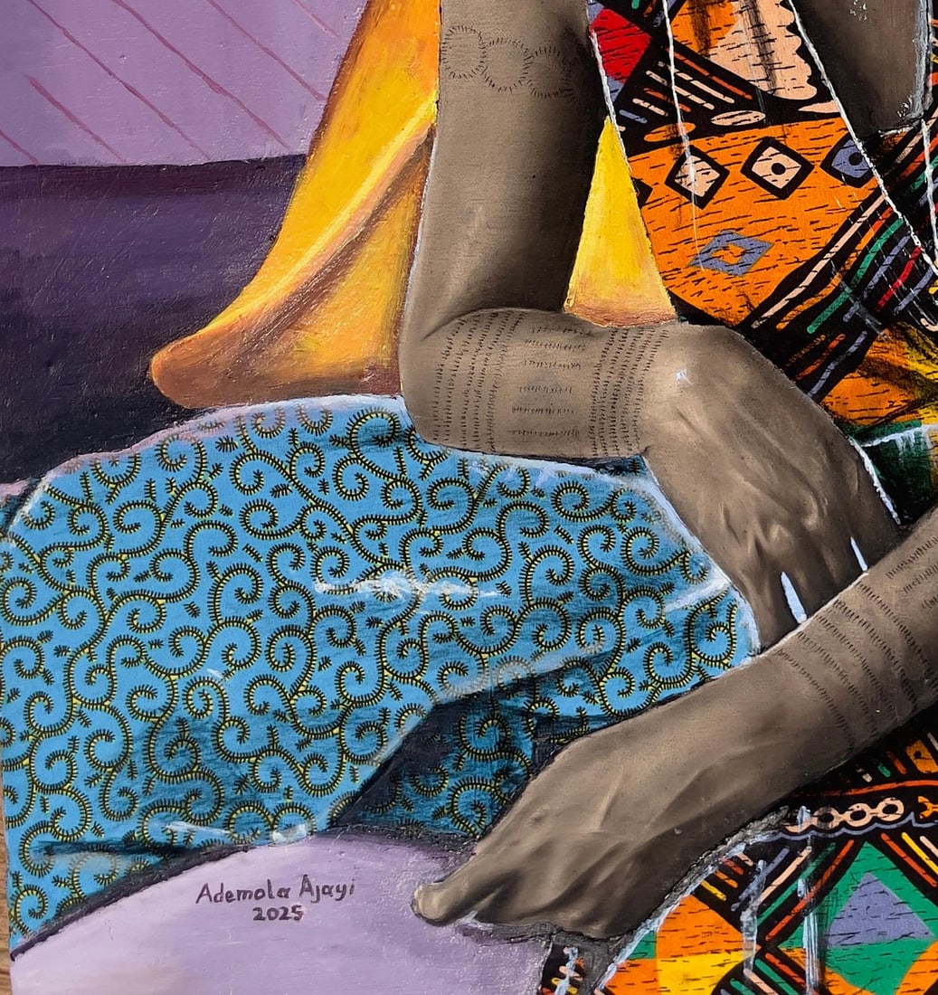 Ademola Clement Ajayi, Solace - 21st Century, Contemporary, Figurative Portrait, Africa, Women, 2025 - 13