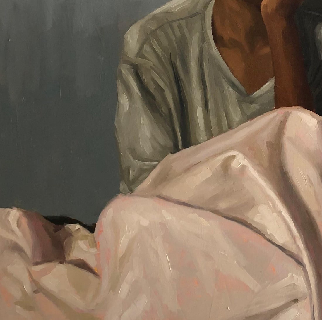 Simon Obeka, Does It Get Better? - 21st Century, Contemporary, Figurative, Women, Africa, Oil, 2024 - 7