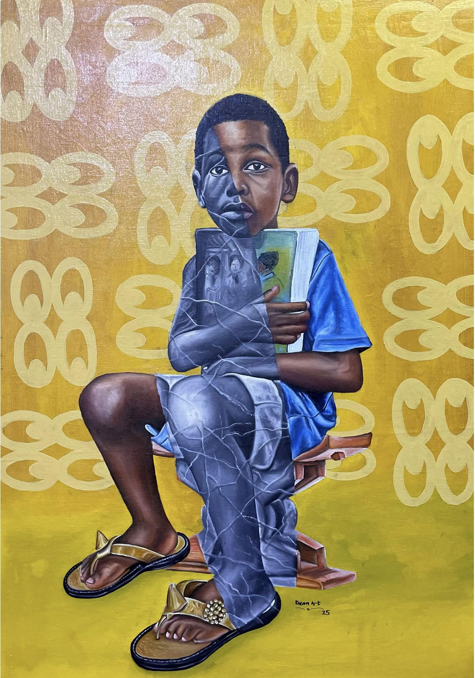 Gideon Kotey, Hold Onto Your Culture and History - 21st Century, Contemporary, Figurative Art, 2025 - 8