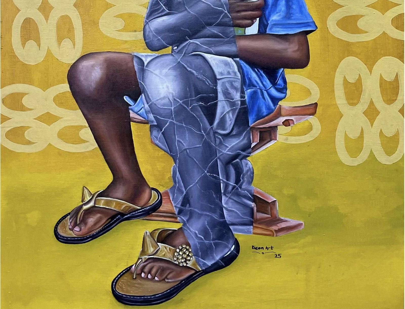 Gideon Kotey, Hold Onto Your Culture and History - 21st Century, Contemporary, Figurative Art, 2025 - 6