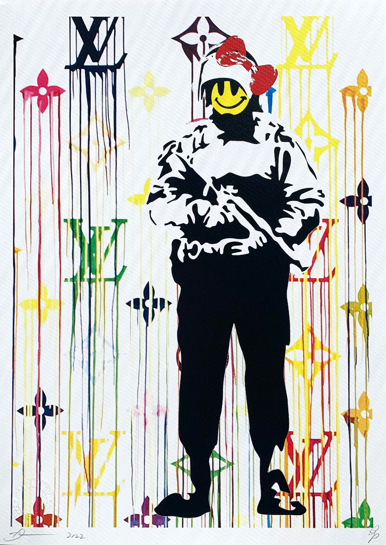 Death NYC Banksy Smiley Copper Louis Vuitton (1 of 3)