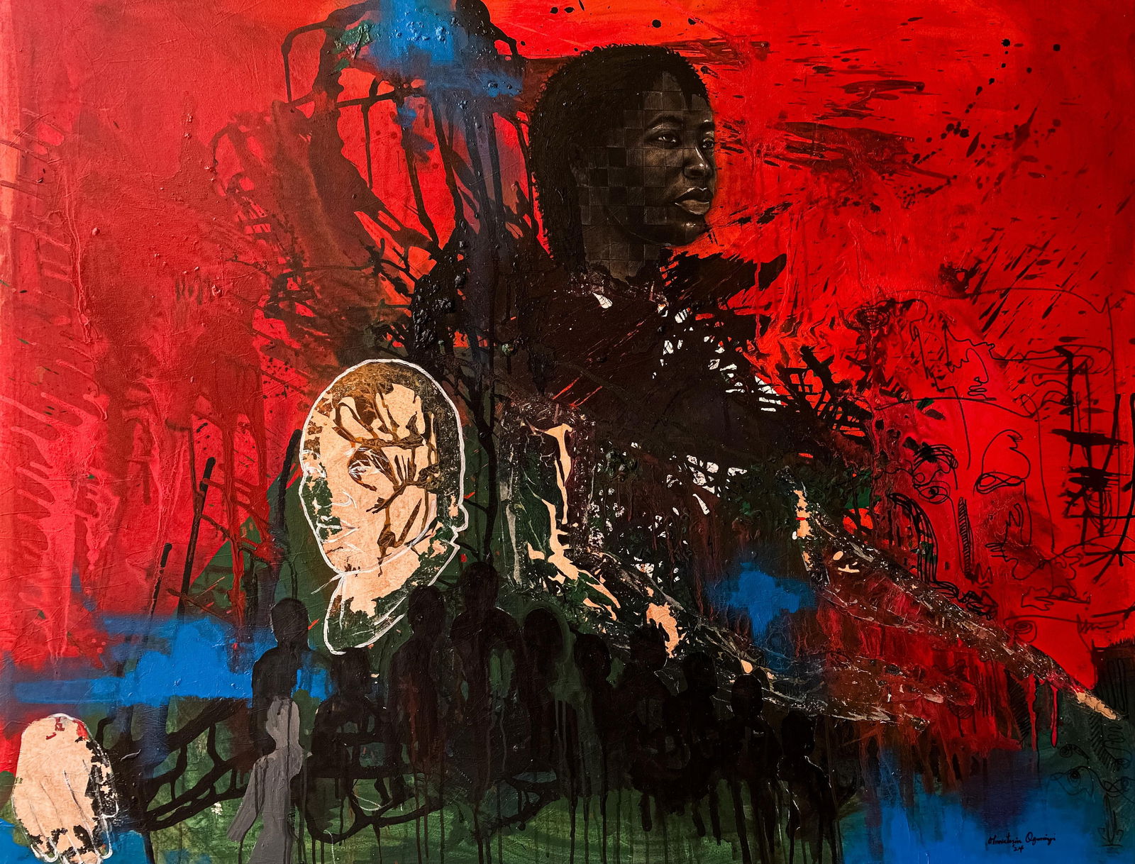 Oluwatosin Ogunniyi , 150 Years From Now 2 - 21st Century, Contemporary, Figurative Portrait, (1 of 16)