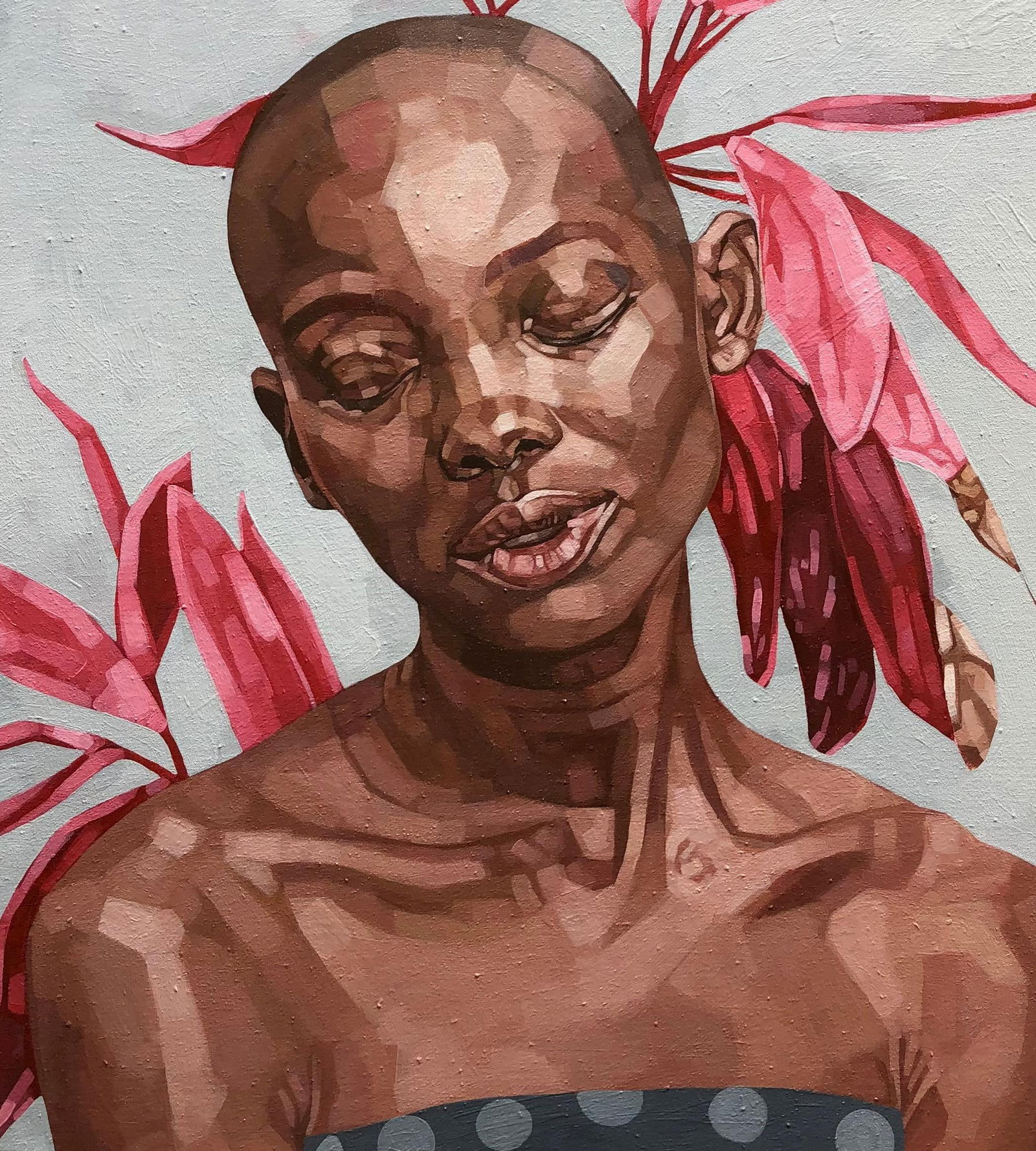 Josue M Pierre, Goddess Feels - 21st Century, Contemporary, Figurative, Portrait, Plants, Women, - 3