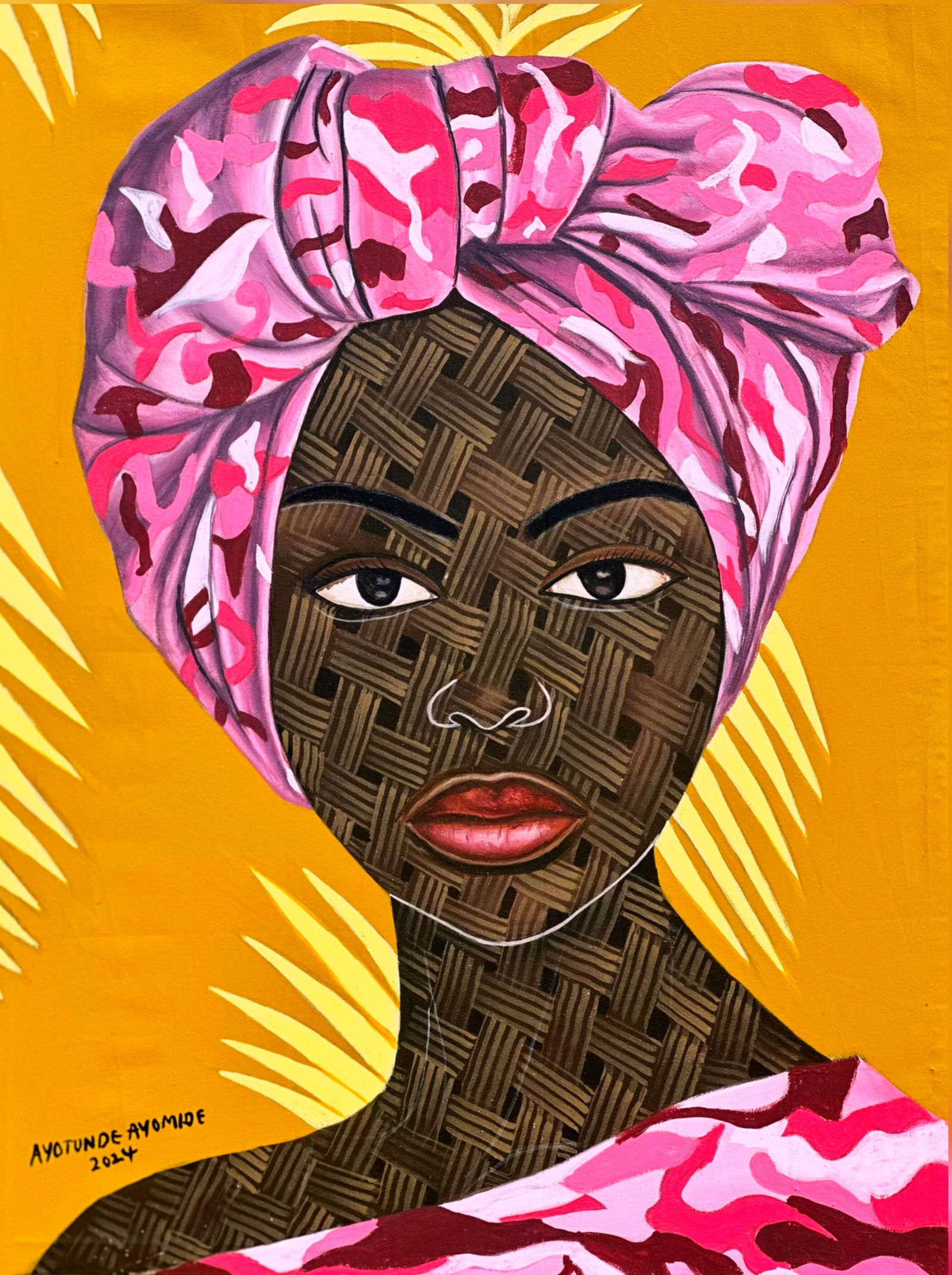 Ayotunde Ayomide, Today is a Gift 1 -Contemporary, 21st Century, Figurative Portrait, Africa Women, - 8