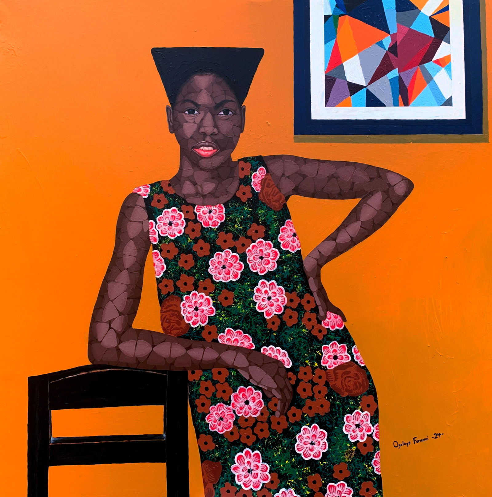 Oyeleye Feranmi, State of Mind - 21st Century, Contemporary, Figurative Portrait, Africa, Women, - 5