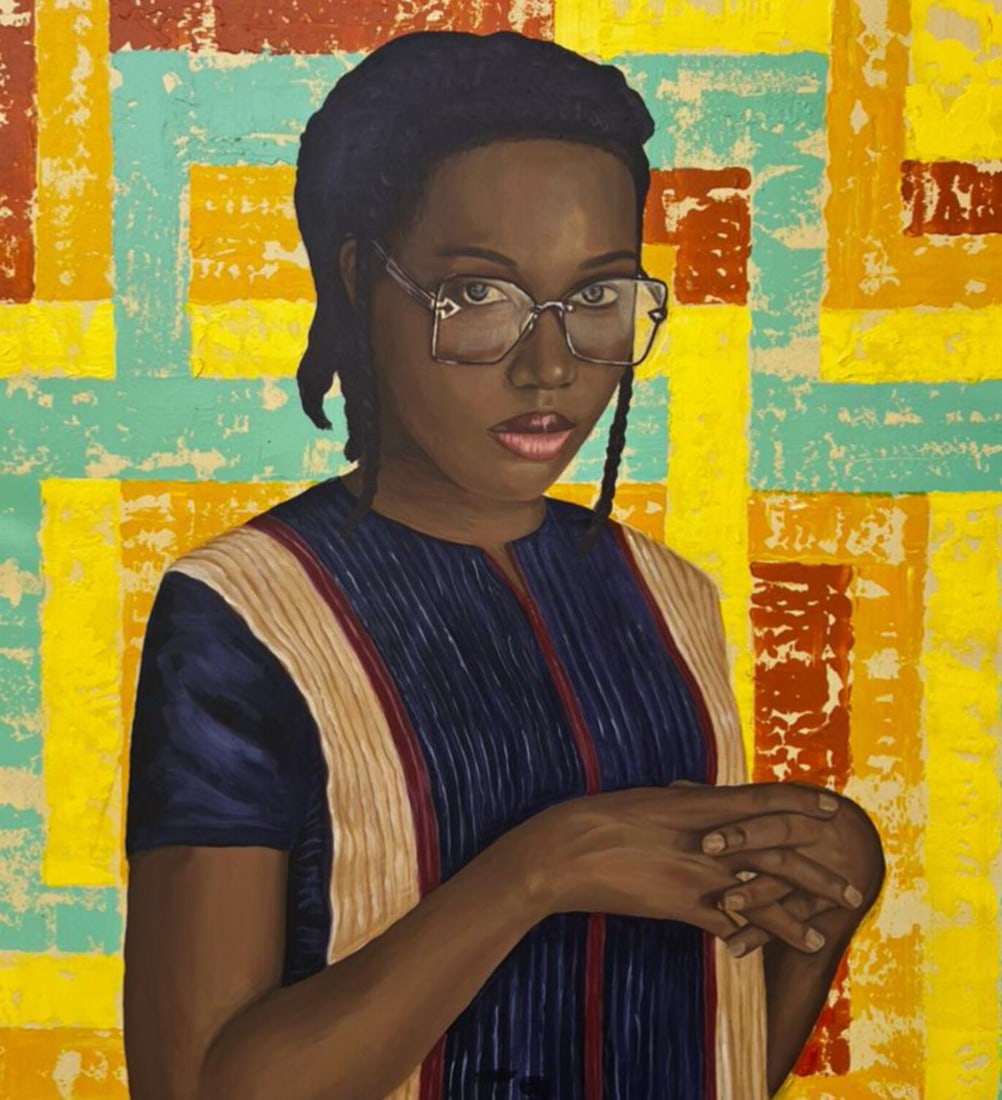 Adebayo Taiwo, Her Worth -21st Century, Contemporary, Figurative Portrait, Africa, Modern Women, - 11