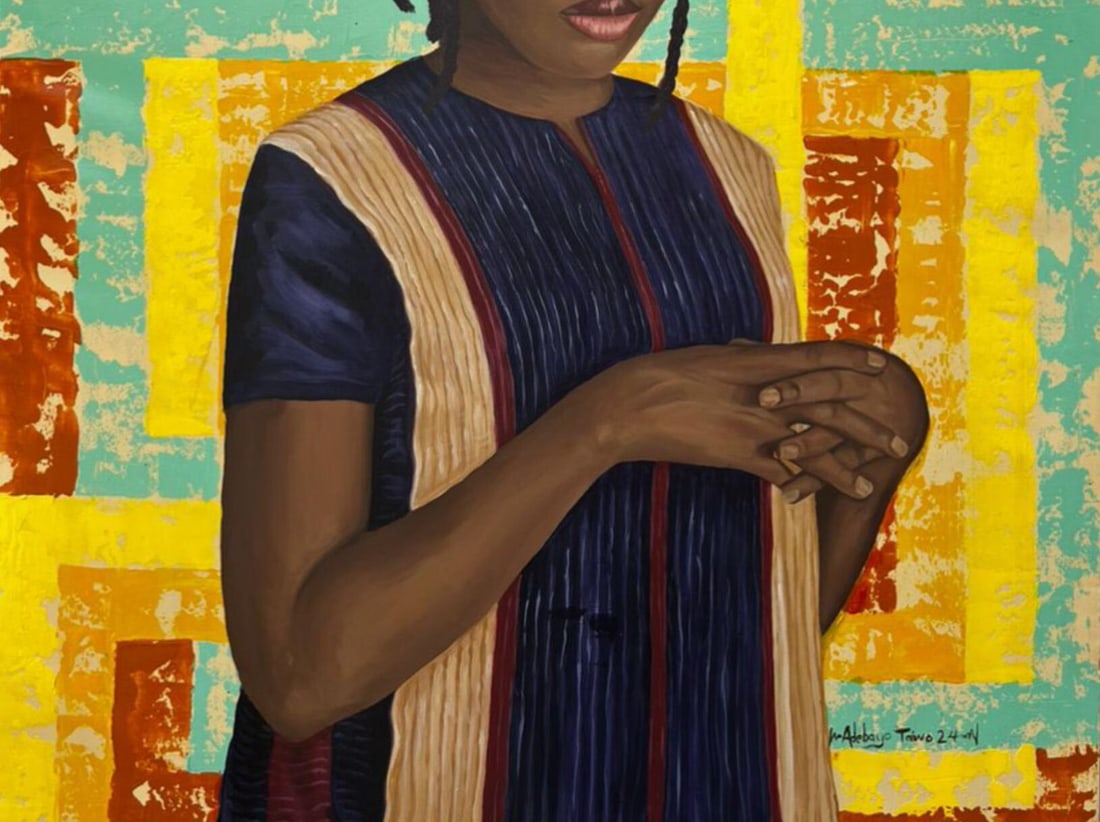 Adebayo Taiwo, Her Worth -21st Century, Contemporary, Figurative Portrait, Africa, Modern Women, - 2