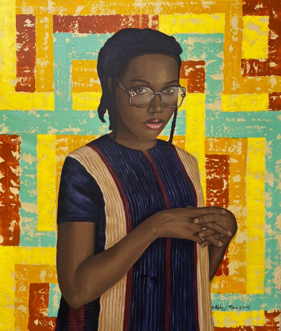 Adebayo Taiwo, Her Worth -21st Century, Contemporary, Figurative Portrait, Africa, Modern Women, - 4