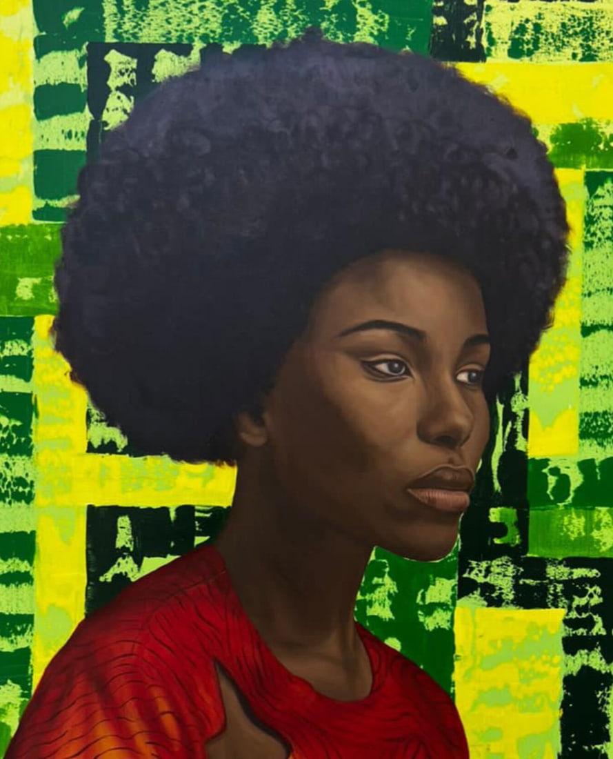 Adebayo Taiwo, Where Silence Meets Soul -21st Century, Contemporary, Figurative Portrait, Women, - 11