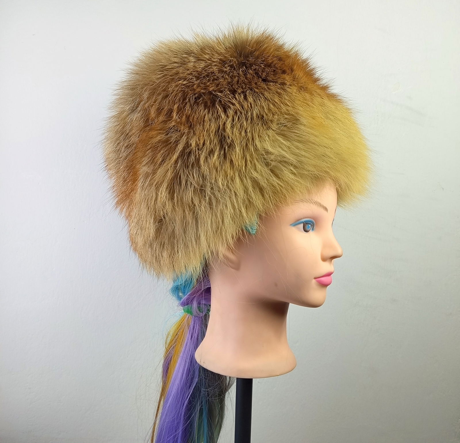 RED FOX FUR HAT - 3