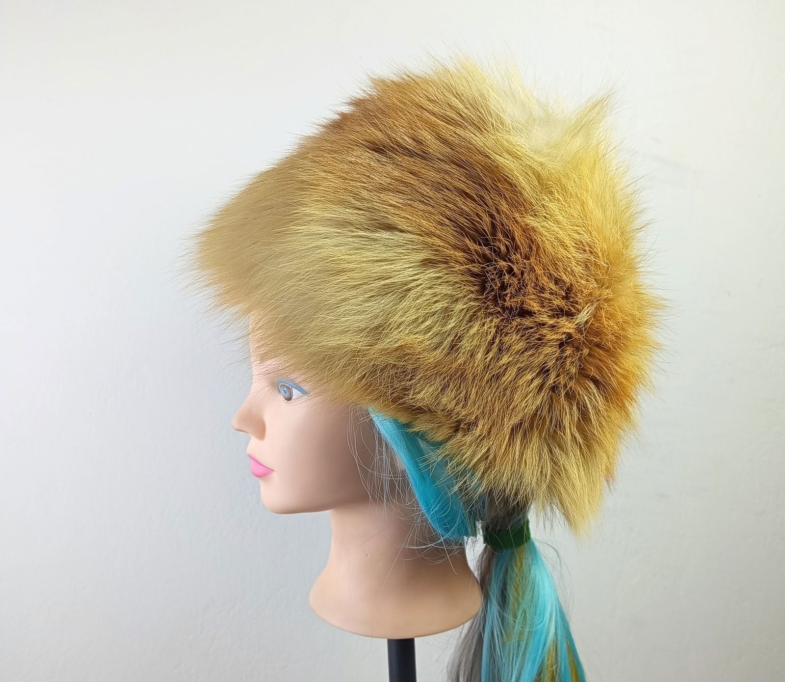 RED FOX FUR HAT - 4