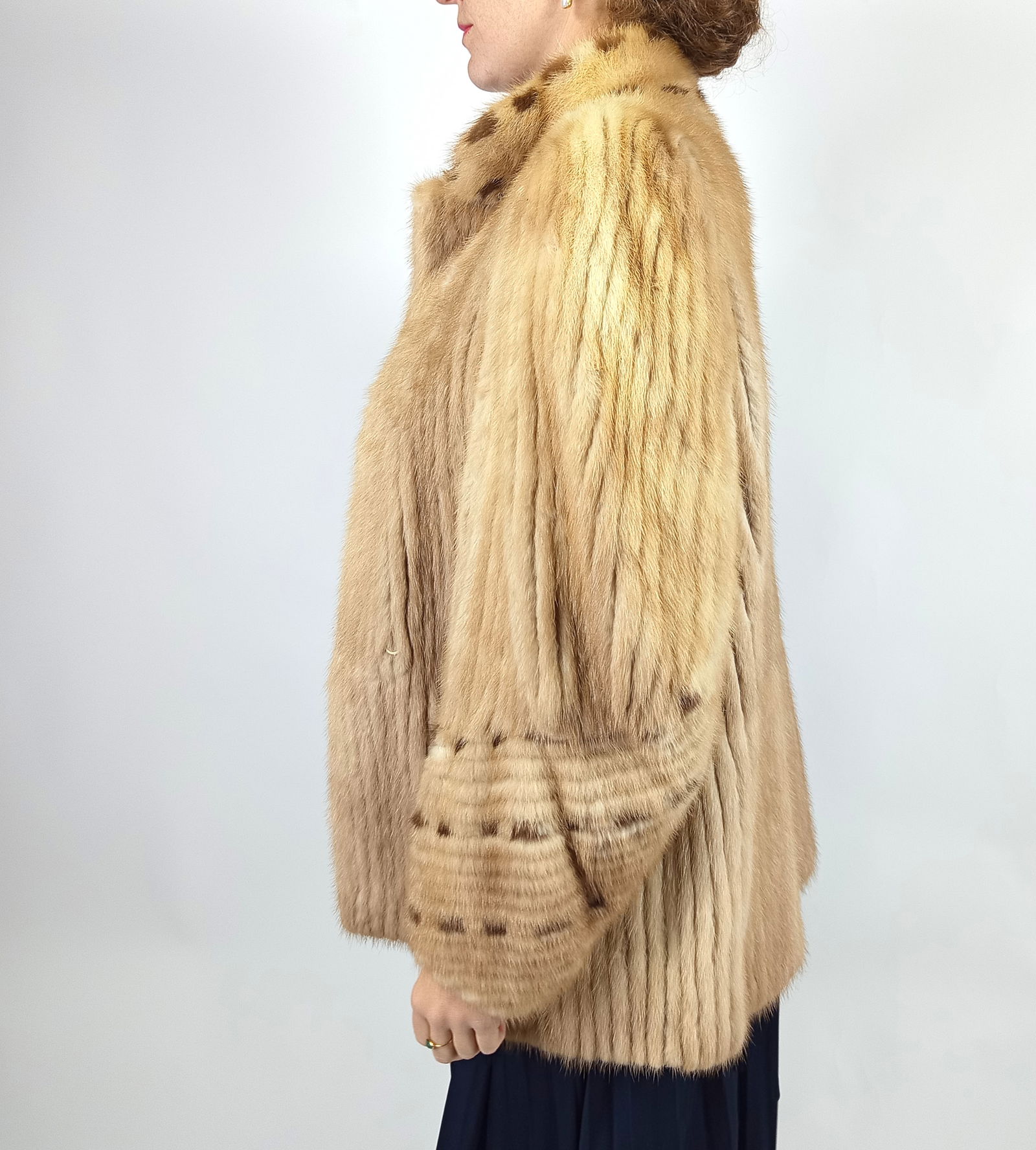 UNIQUE MINK FUR JACKET EU: XL ; US: 18 - 6