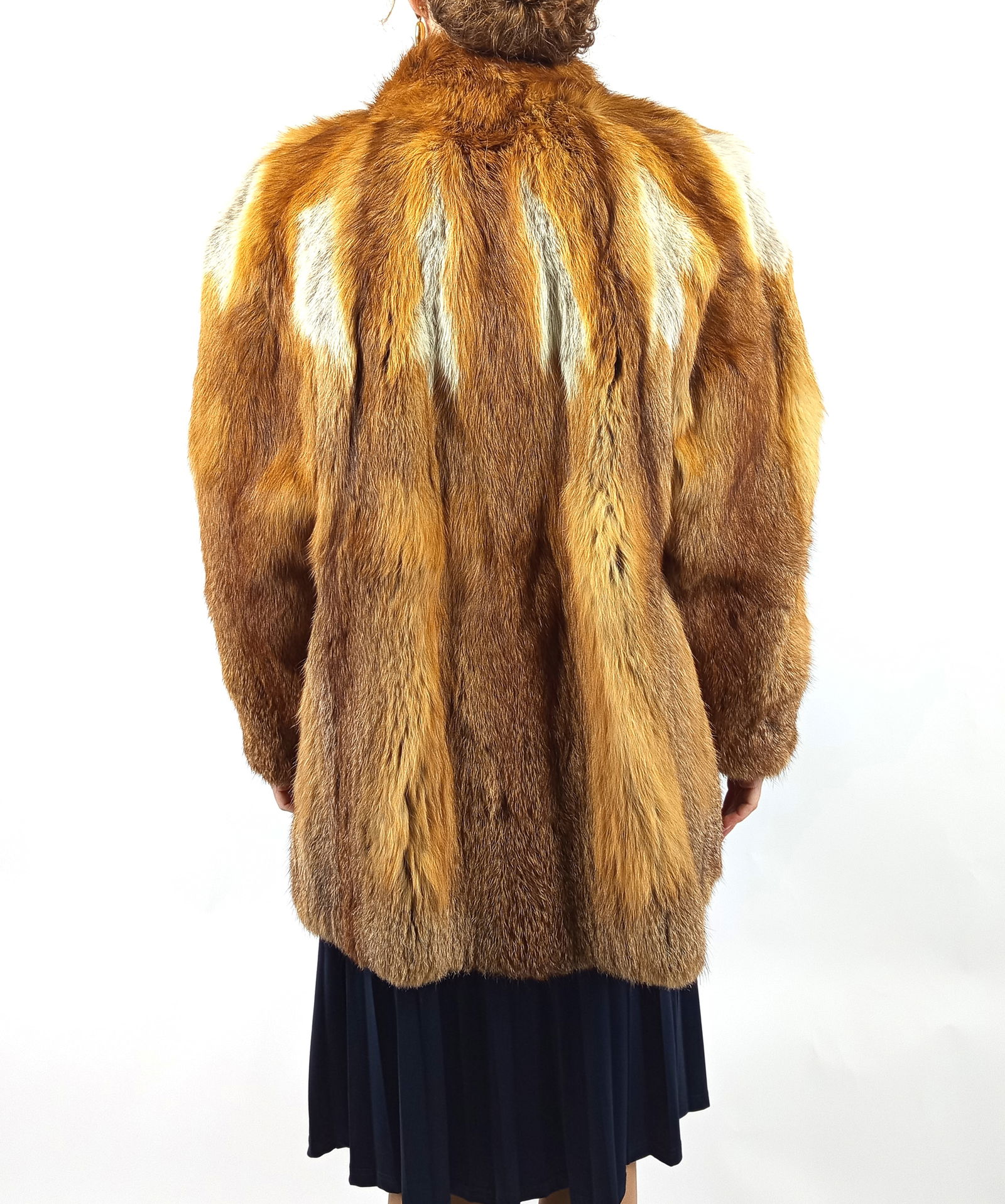 RED FOX FUR JACKET EU: L ; US: 16 - 5