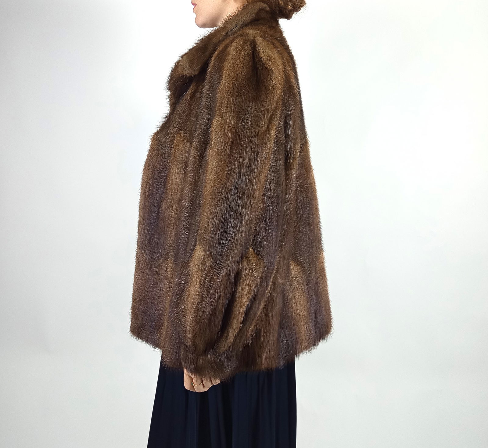MUSKRAT FUR JACKET EU: XL ; US: 20 - 6