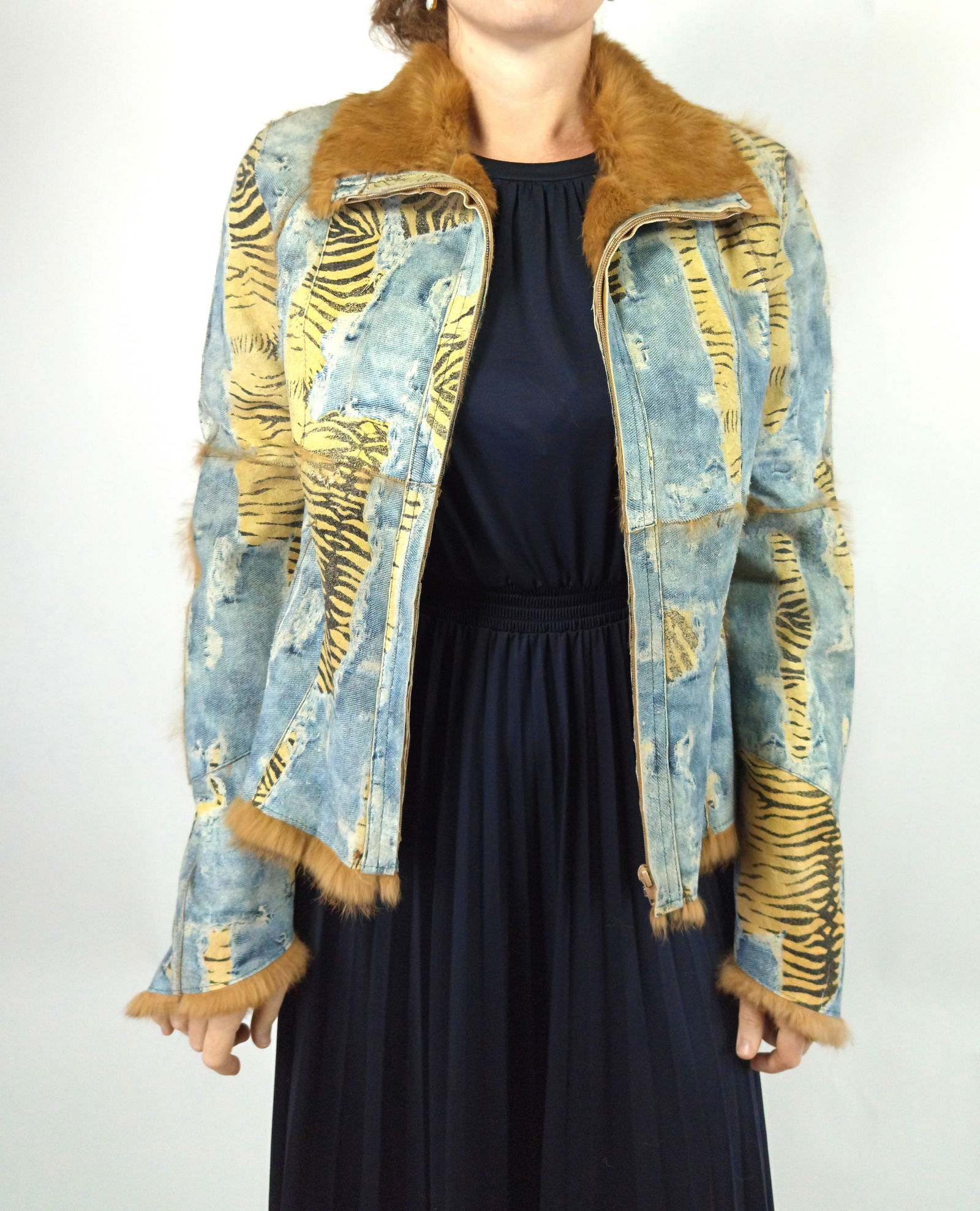 REVERSABLE LAPIN FUR JACKET EU: S ; US: 8 - 6