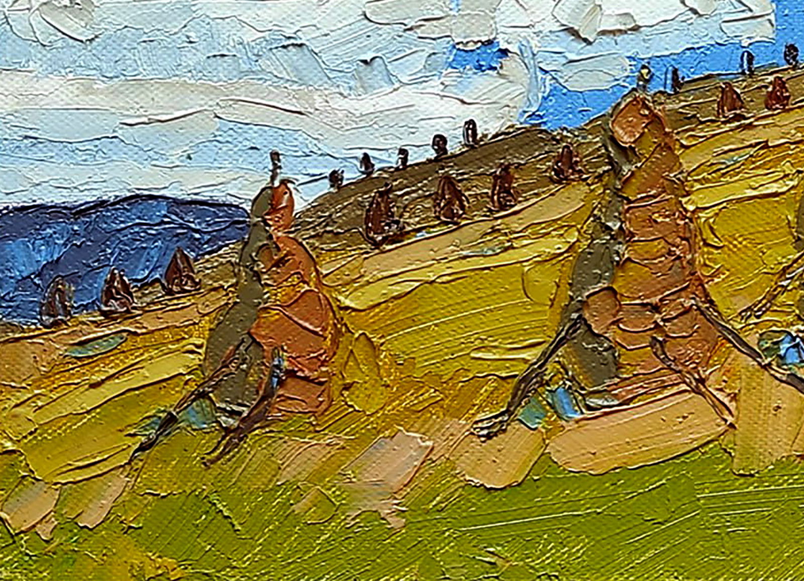 Oil painting Rural motif Yaroslav Savchyn - 4