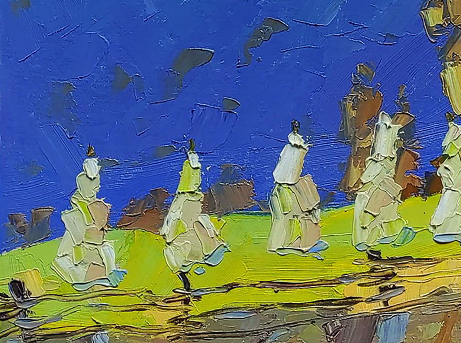 Oil painting Haymaker Yaroslav Savchyn - 4