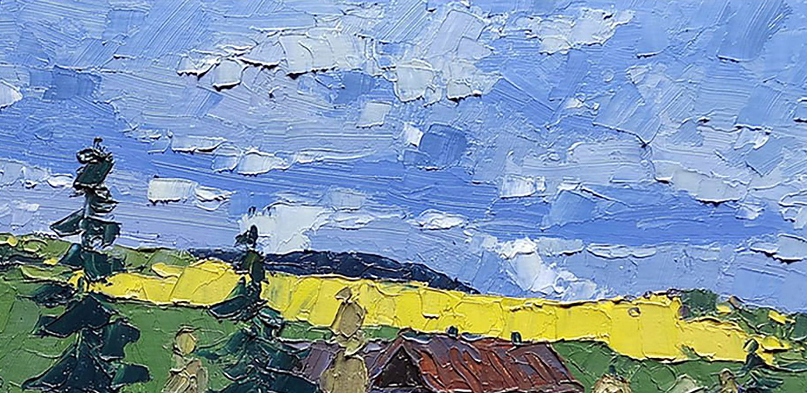 Oil painting Sunbeam Yaroslav Savchyn - 3