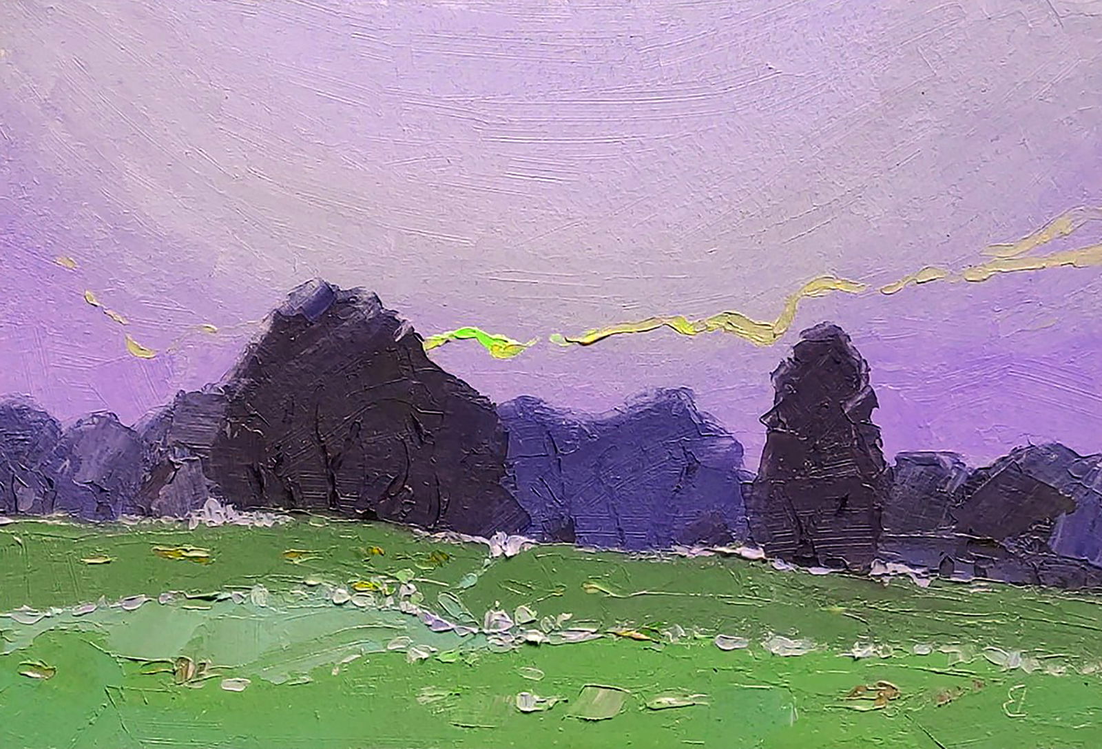 Oil painting Silence Yaroslav Savchyn (1 of 5)