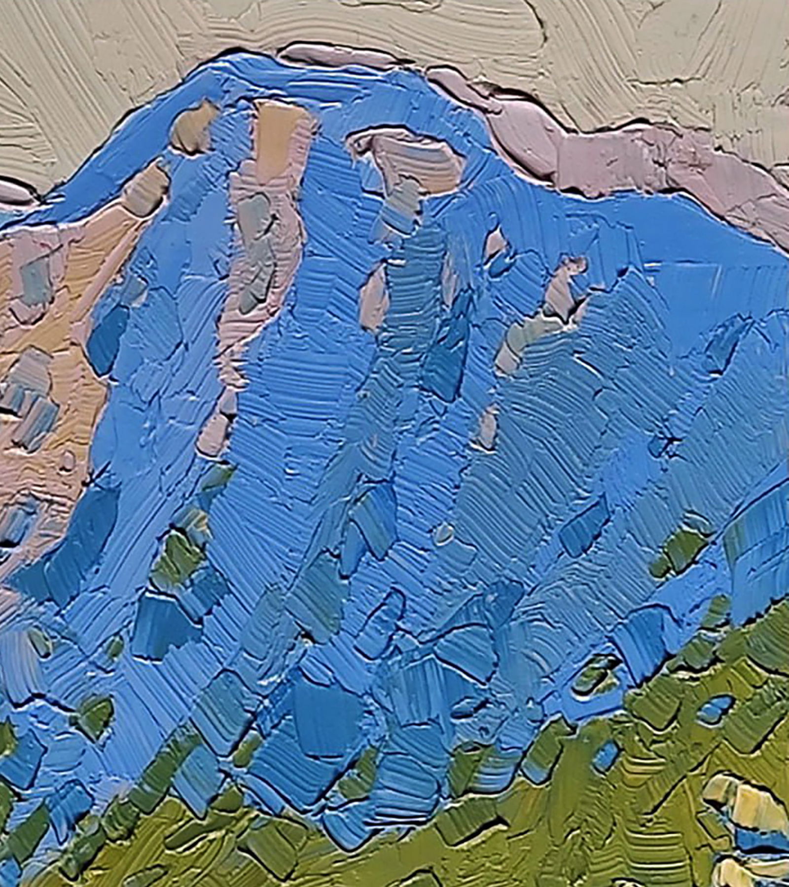 Oil painting Morning in the mountains Yaroslav Savchyn - 3