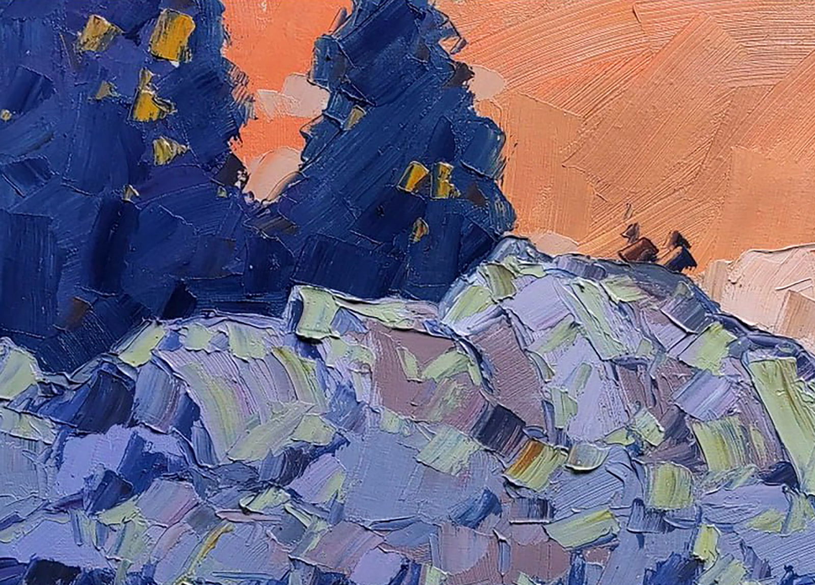 Oil painting Colored stone Yaroslav Savchyn - 2