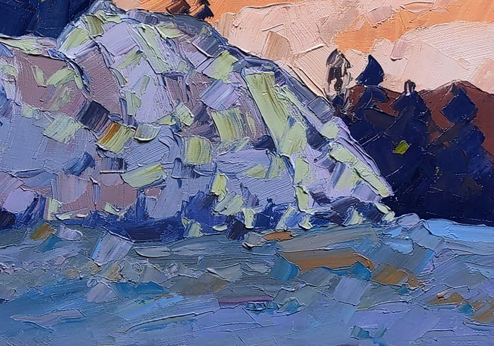 Oil painting Colored stone Yaroslav Savchyn - 5