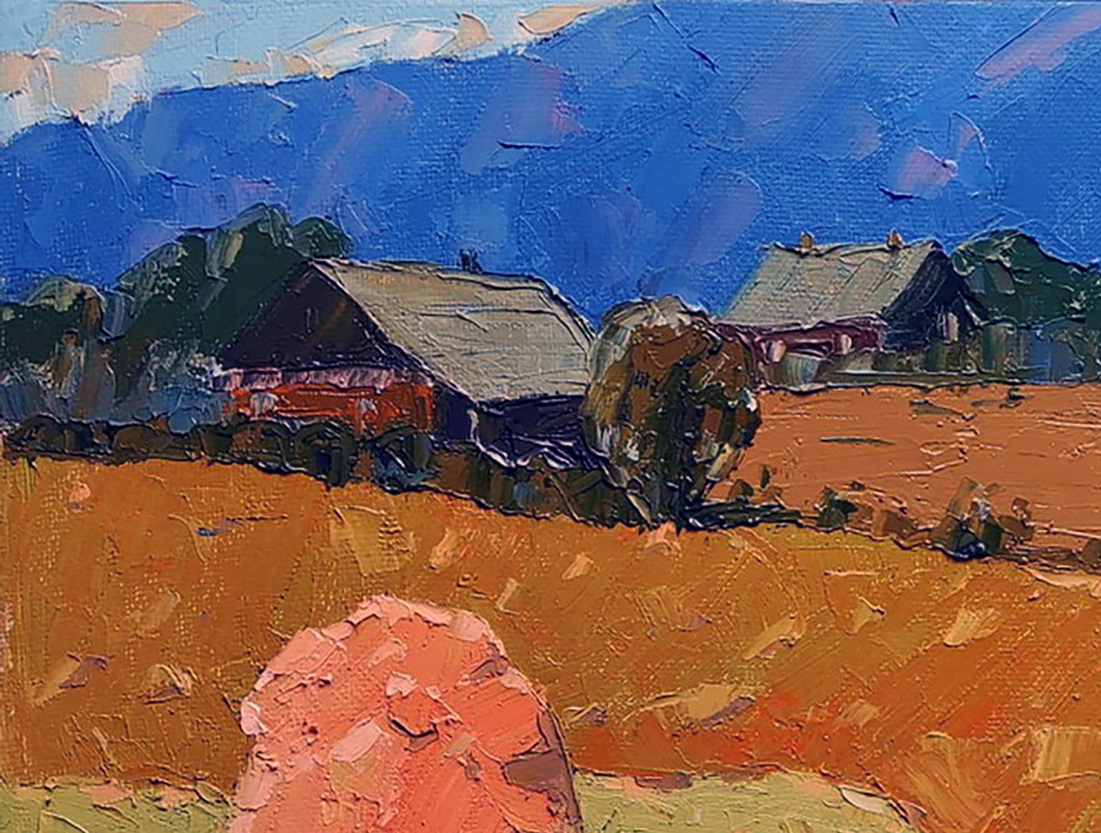 Oil painting In the thick grass Yaroslav Savchyn - 2