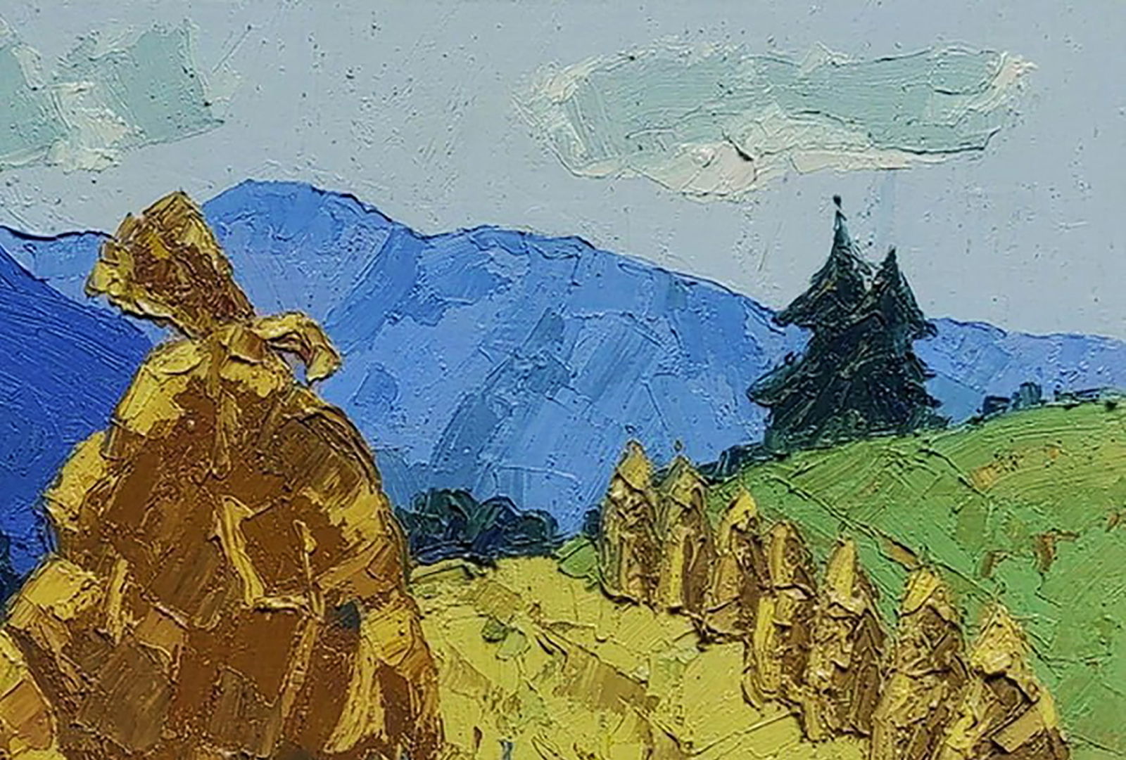 Oil painting End of summer Yaroslav Savchyn - 3