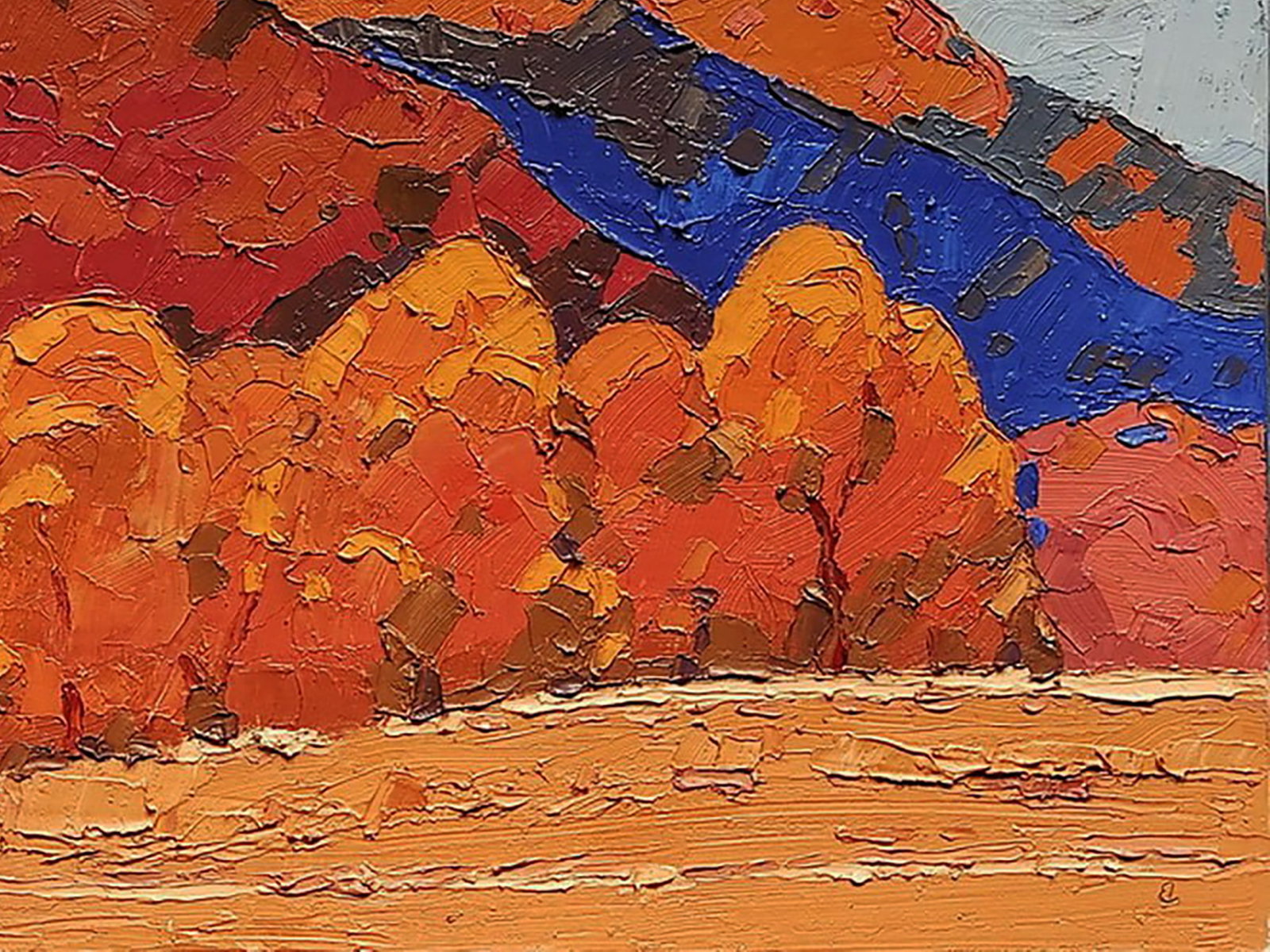 Oil painting Autumn Yaroslav Savchyn - 5