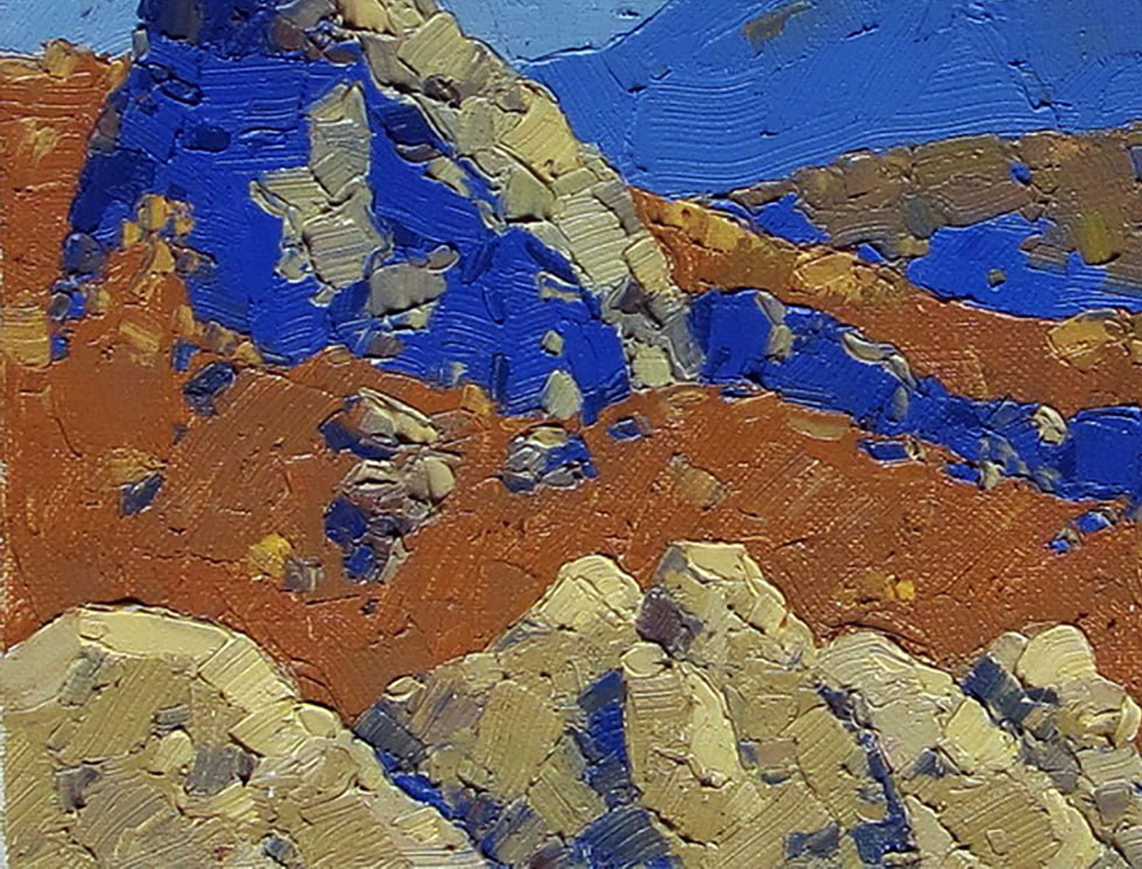 Oil painting Autumn on the rocks Yaroslav Savchyn - 4