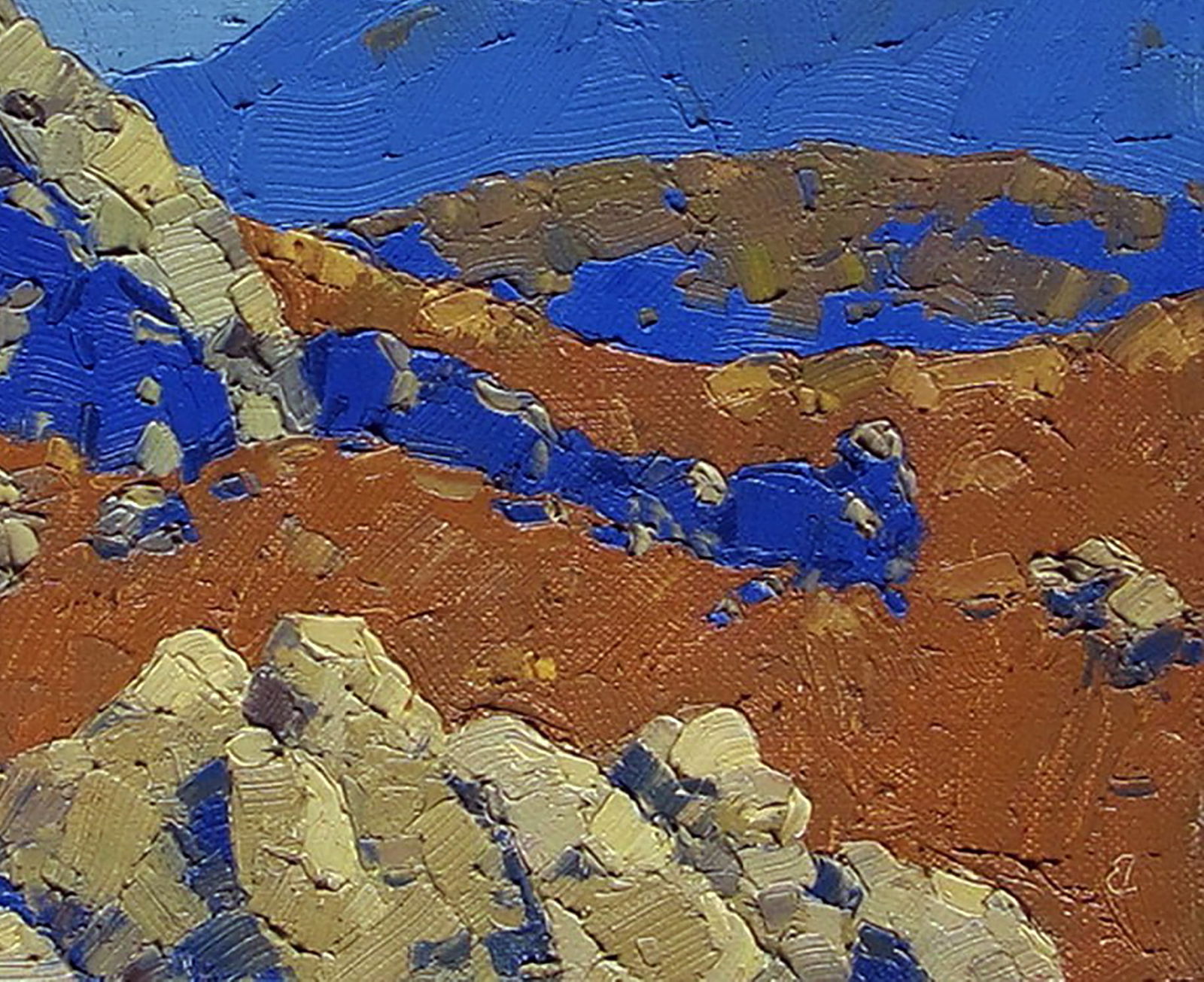 Oil painting Autumn on the rocks Yaroslav Savchyn - 5