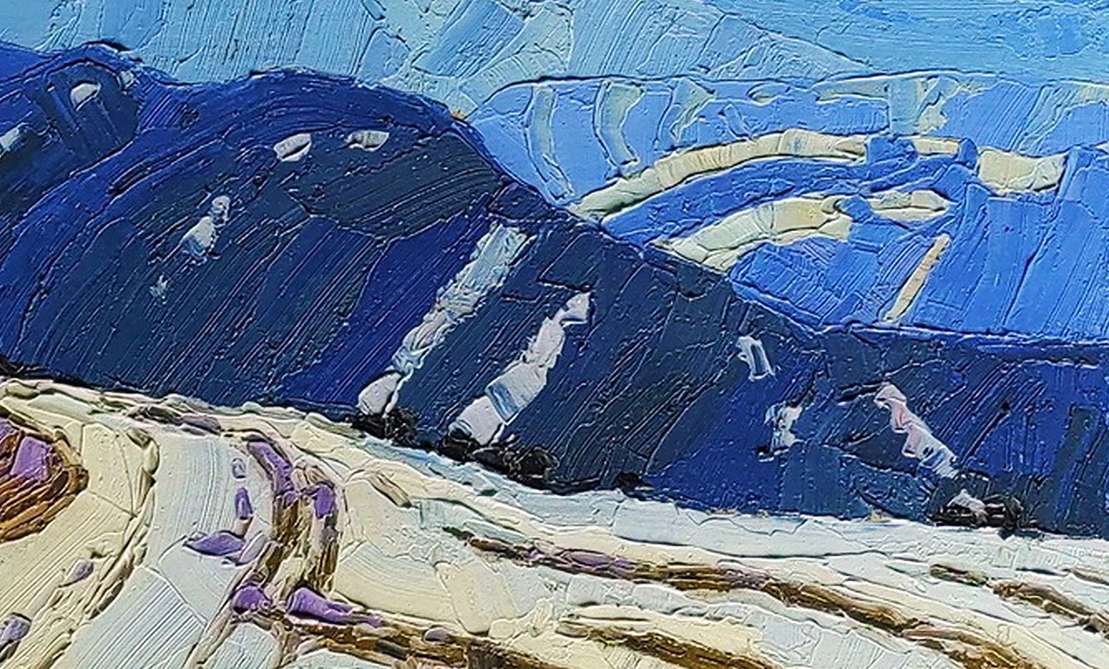 Oil painting Spring Mountain Yaroslav Savchyn - 5