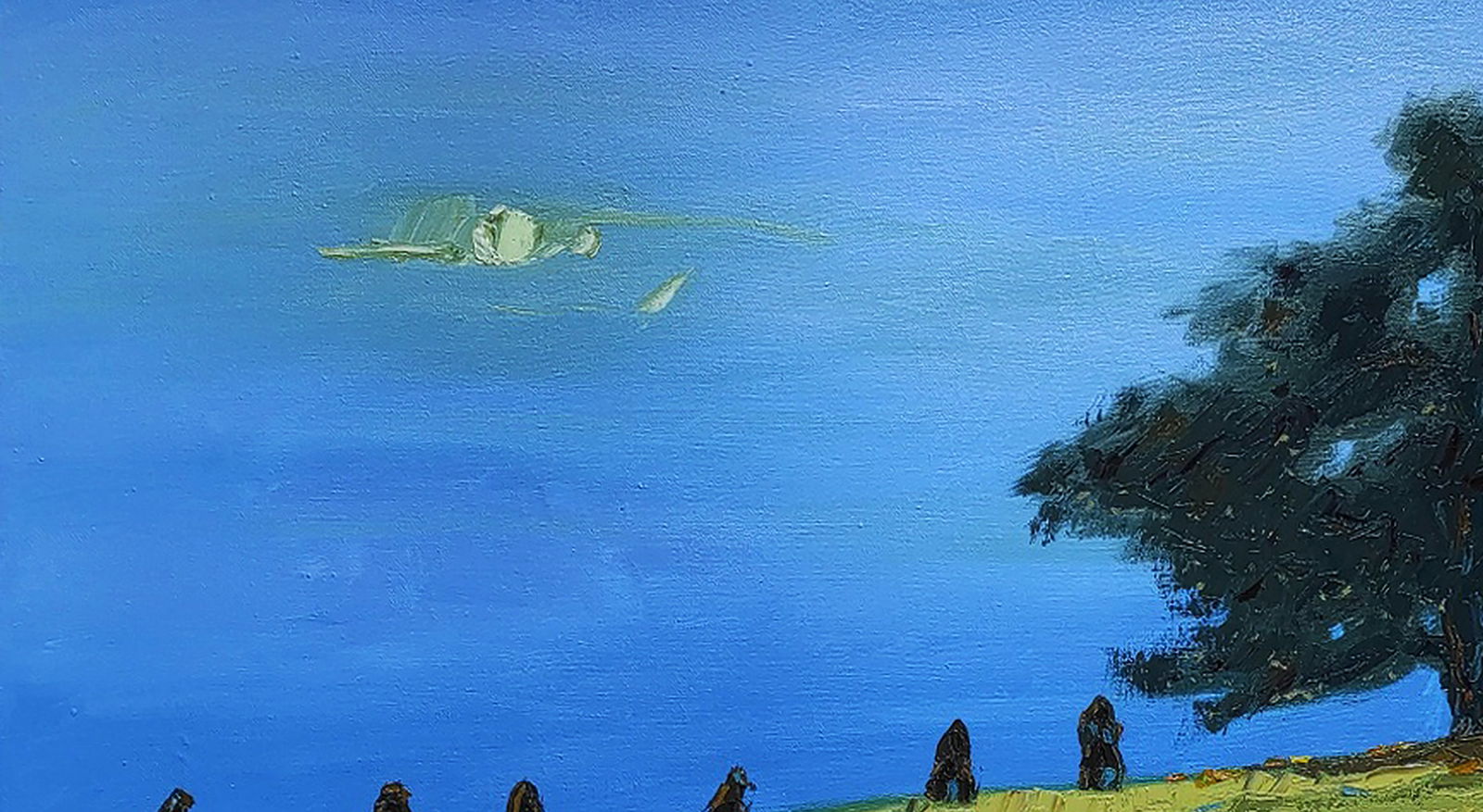 Oil painting Pear of childhood Yaroslav Savchyn - 2