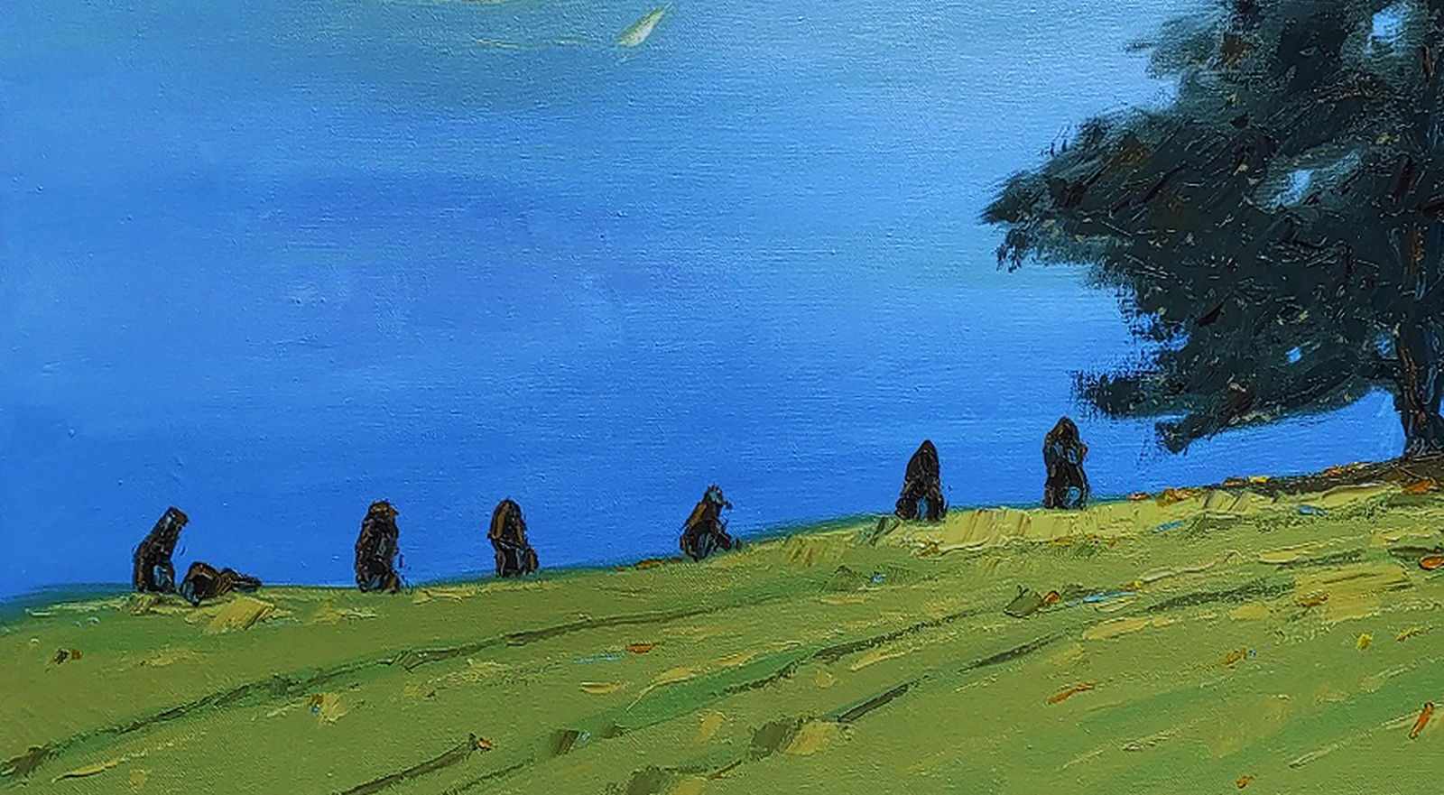 Oil painting Pear of childhood Yaroslav Savchyn - 4